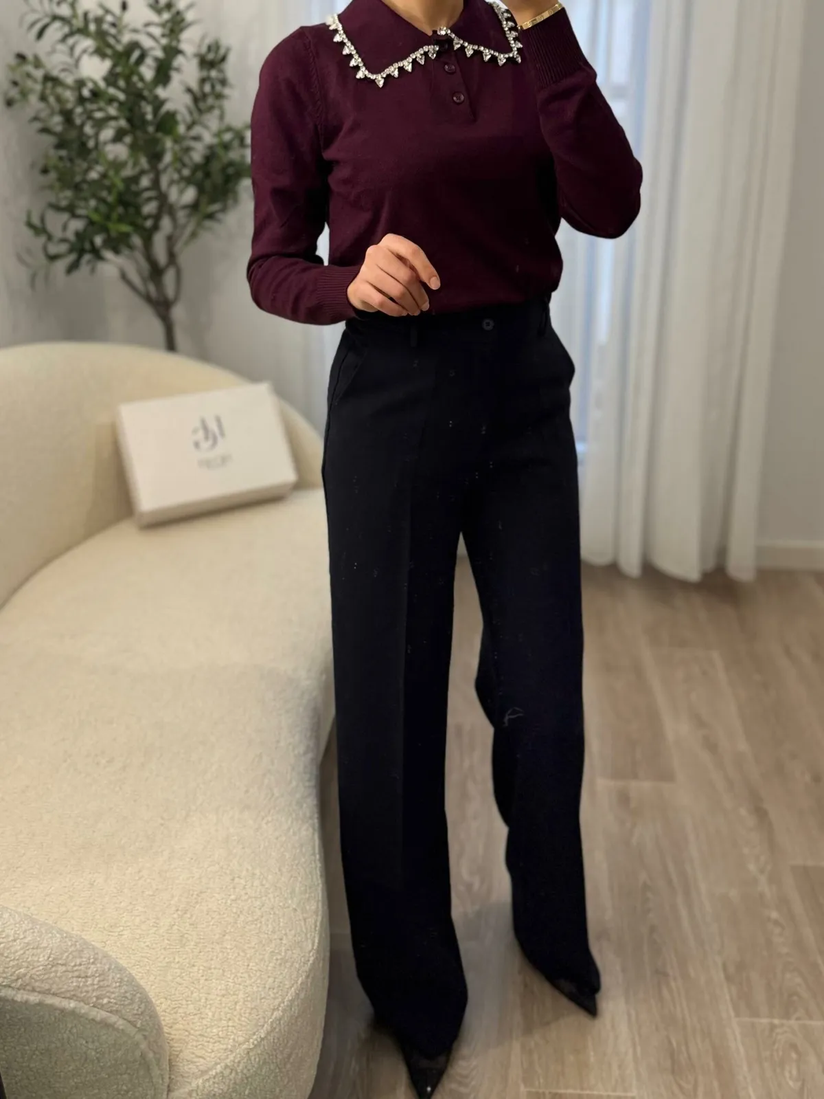 Pantalon Bleu Marine