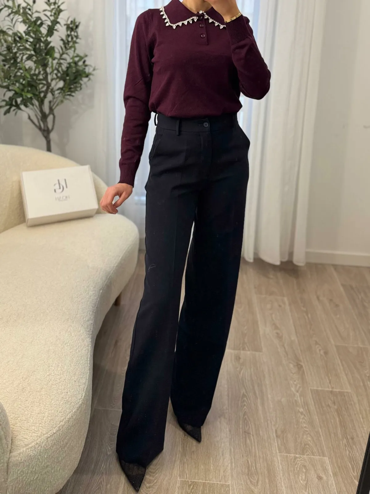 Pantalon Bleu Marine
