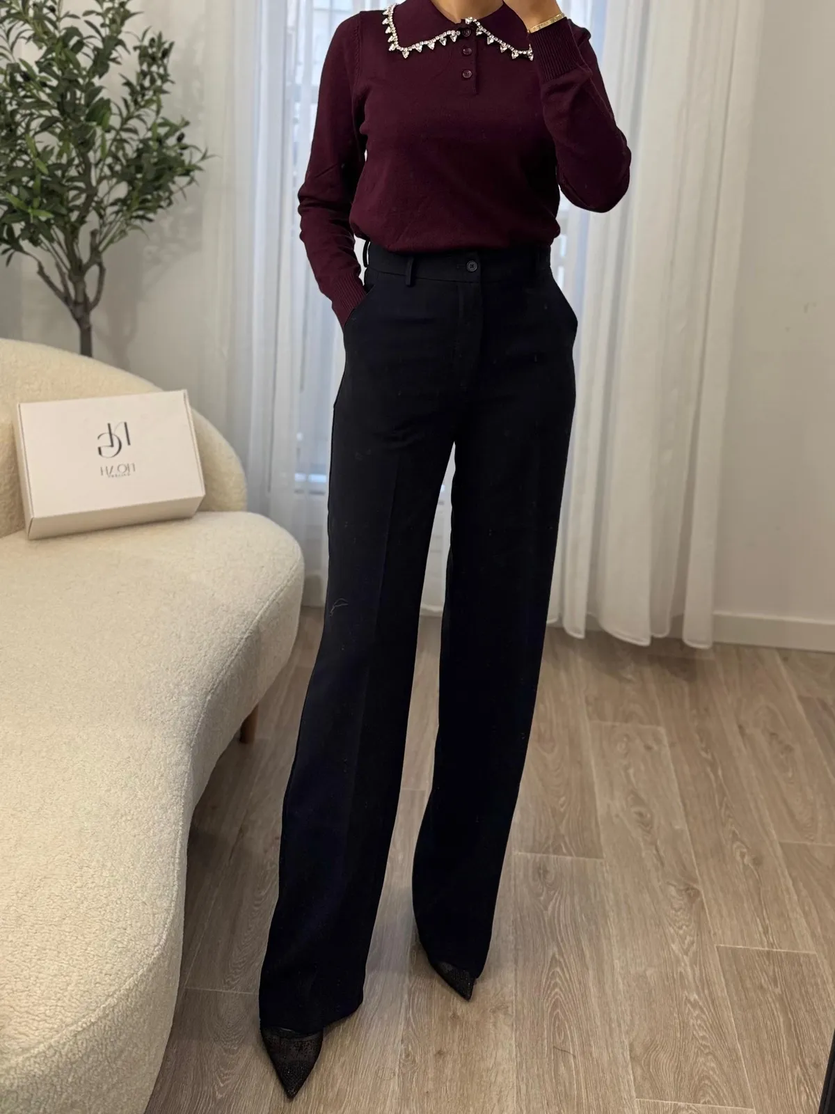 Pantalon Bleu Marine