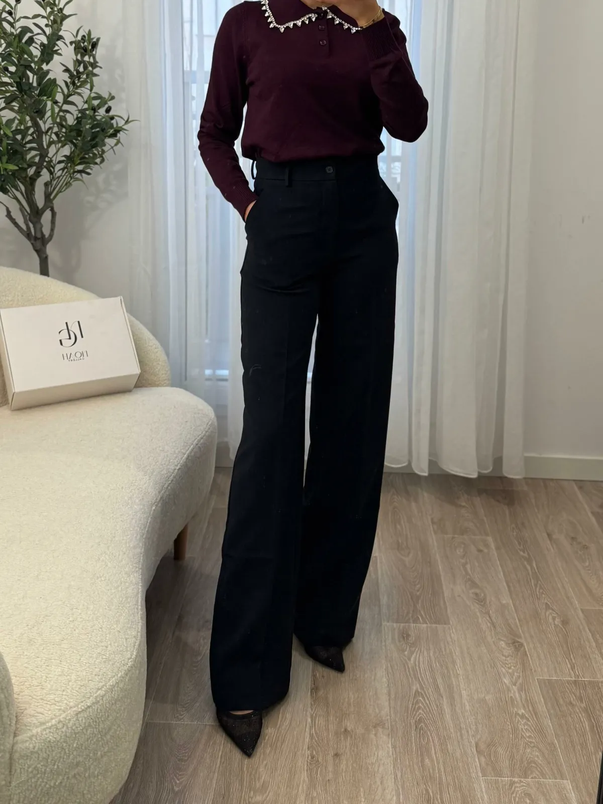 Pantalon Bleu Marine