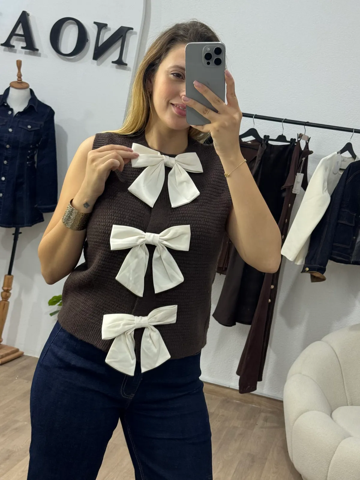 Débardeur Gilet Papillon