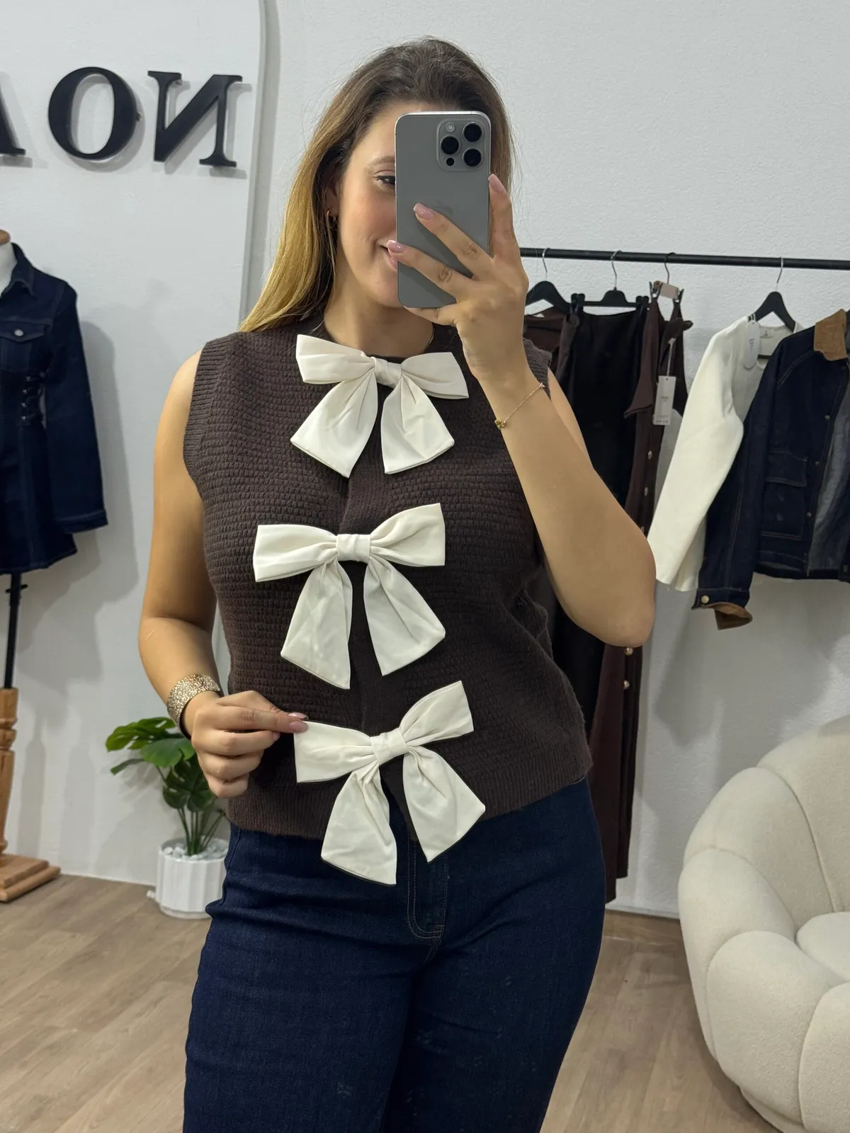 Débardeur Gilet Papillon
