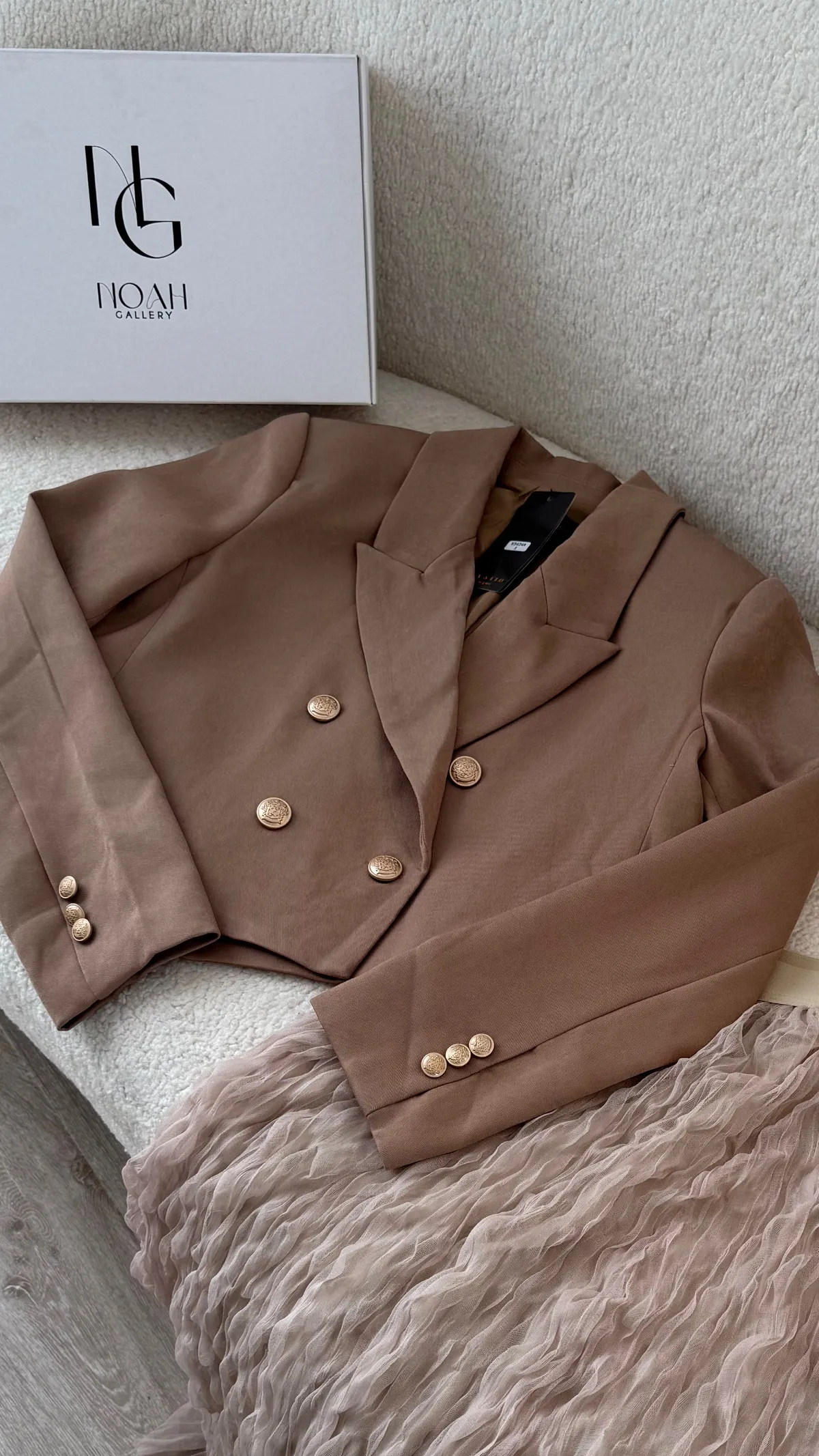 Blazer Épure Camel