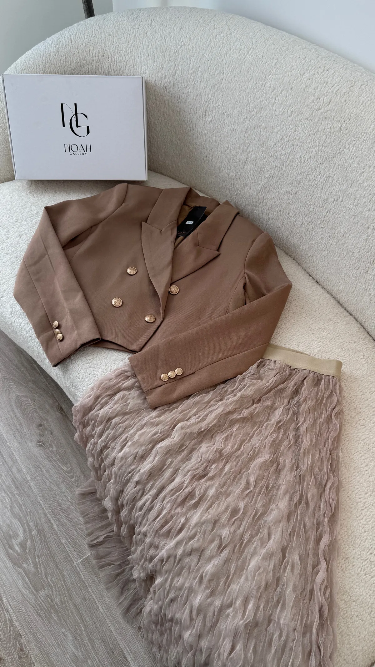 Blazer Épure Camel