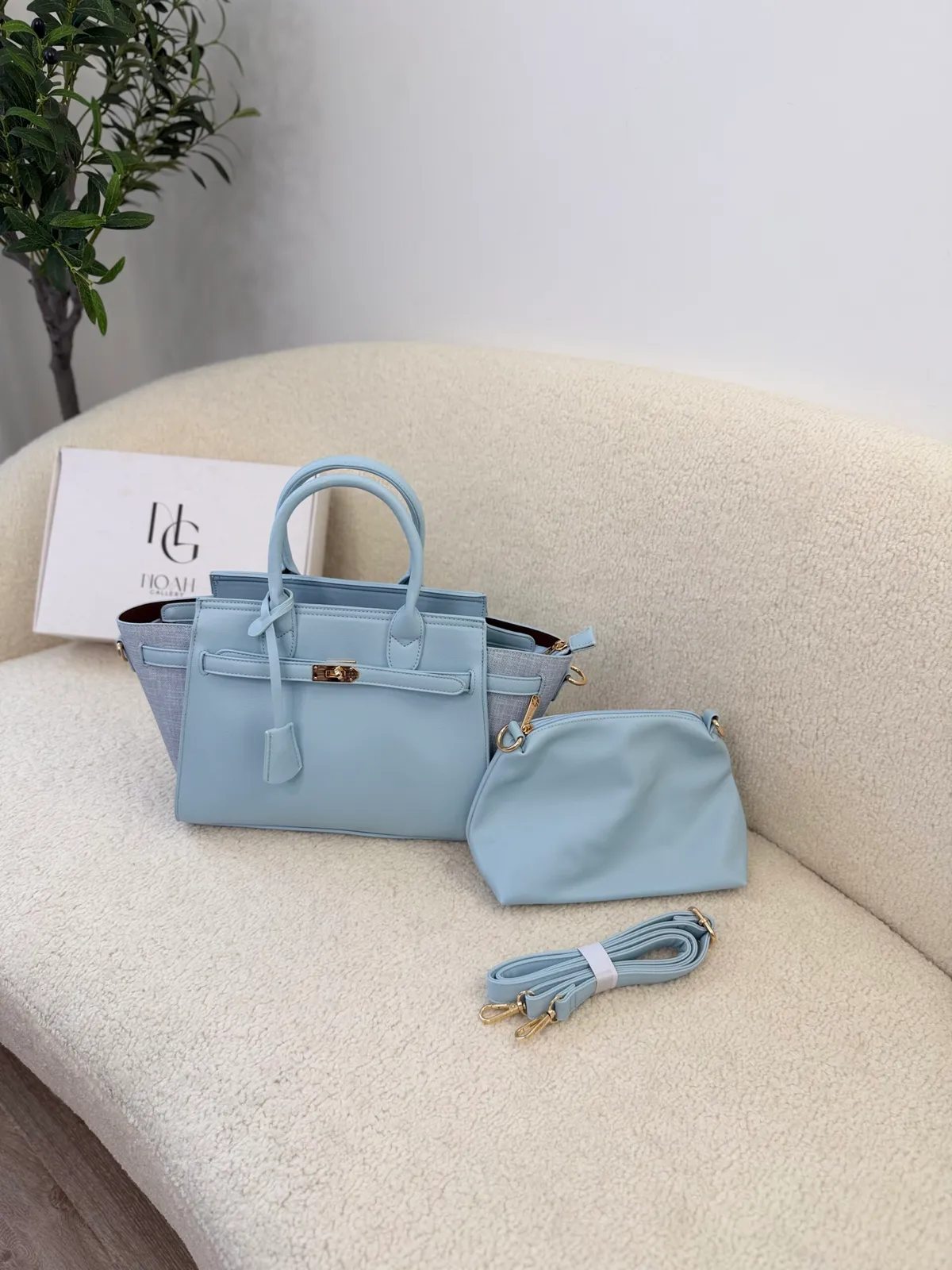 Sac À Main Structuré Avec Pochette