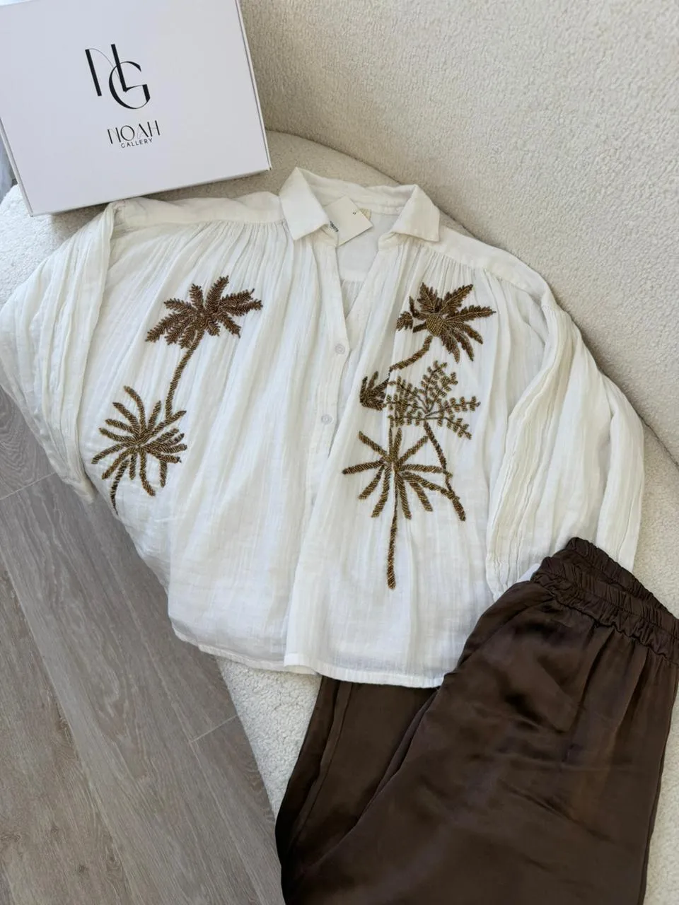 Chemise Golden Palm