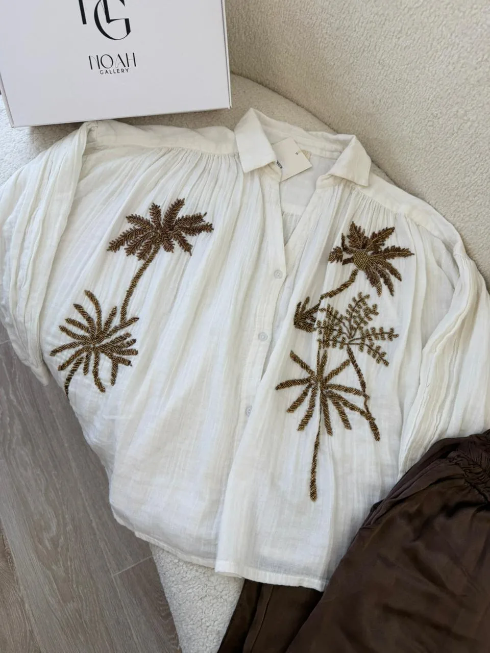 Chemise Golden Palm