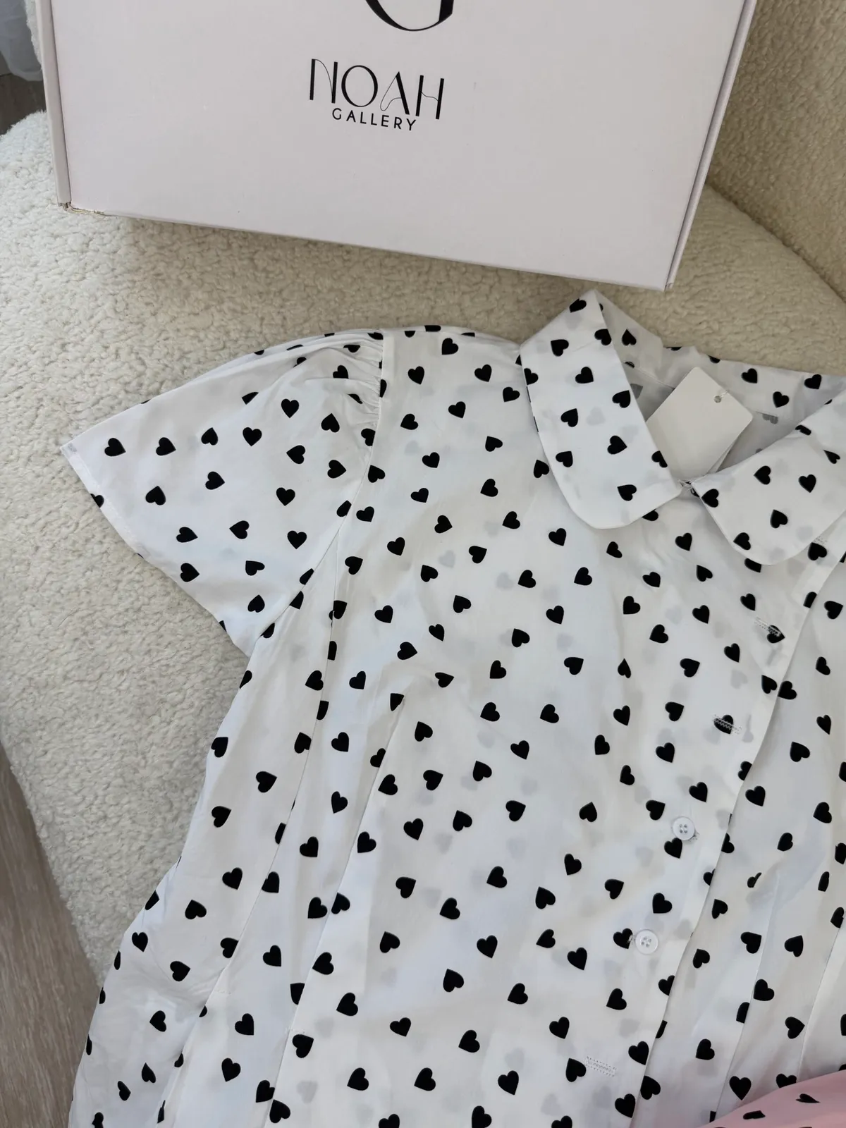 Chemise Cœur Rose