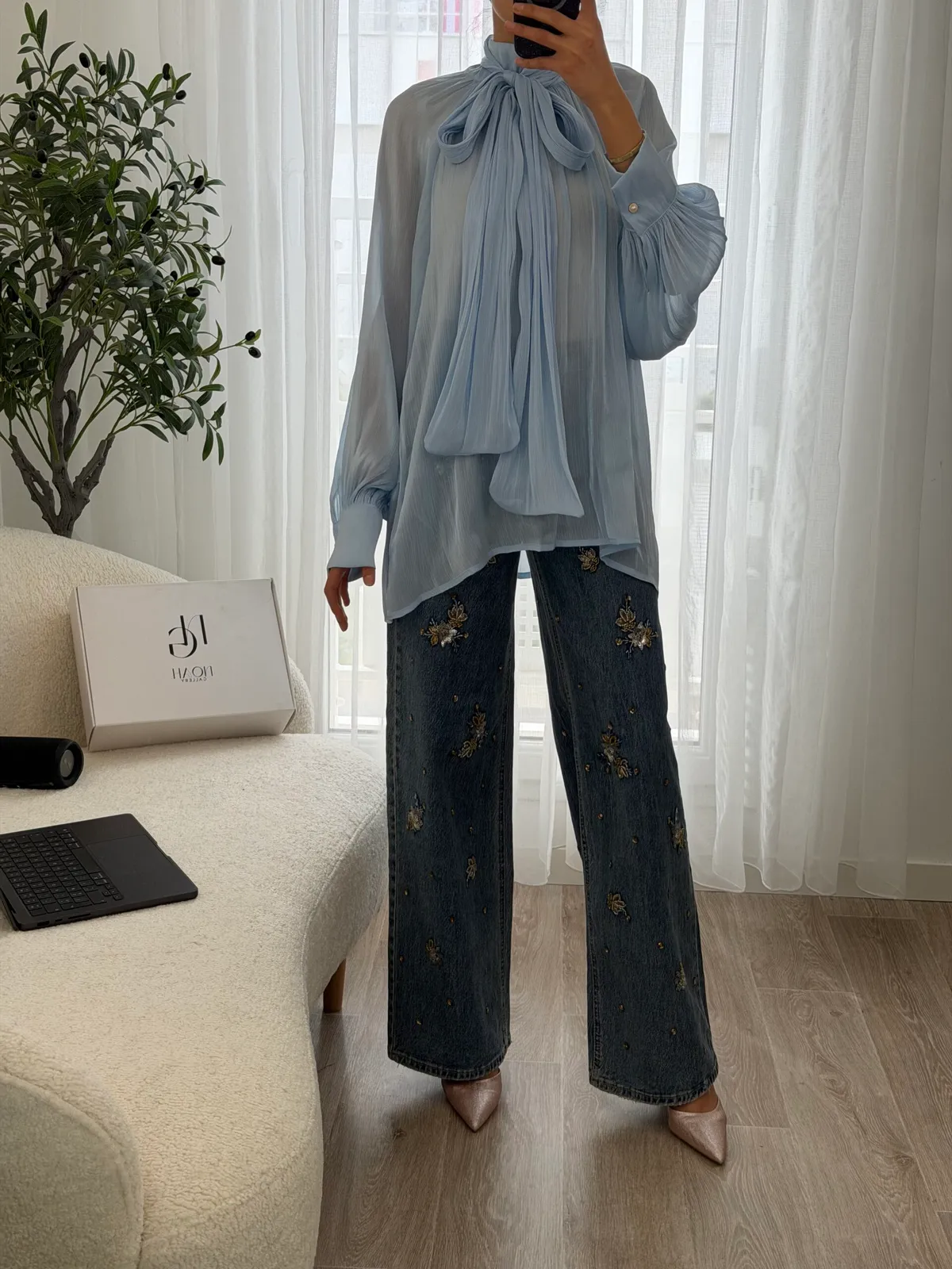 Blouse Élégance Céleste
