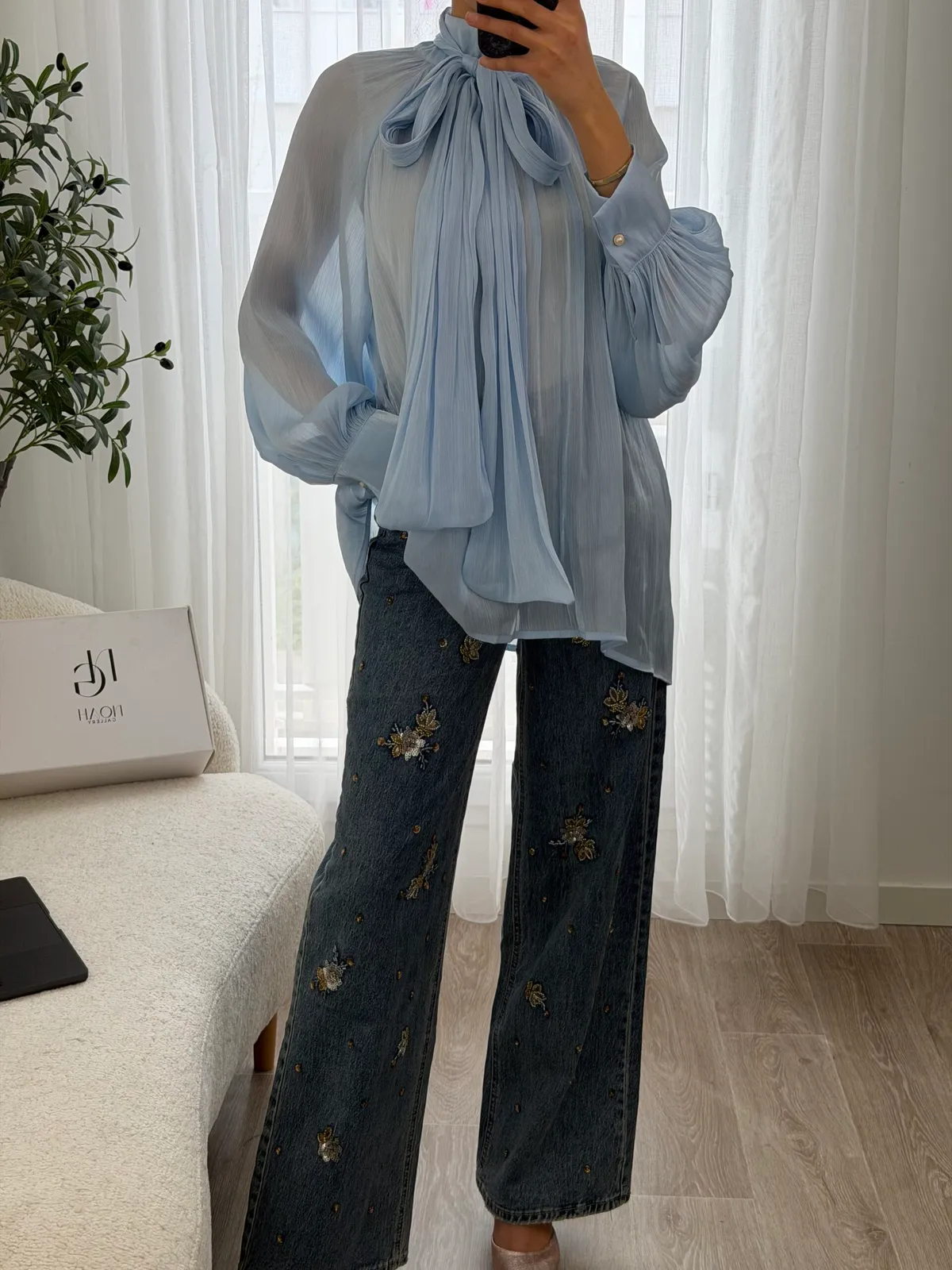 Blouse Élégance Céleste