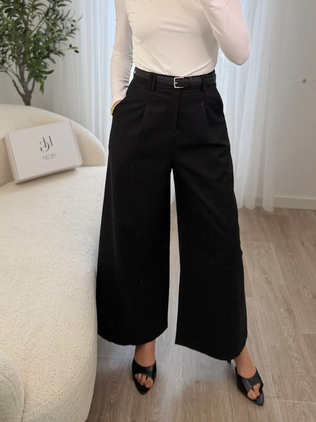 Pantalon Noir Léger