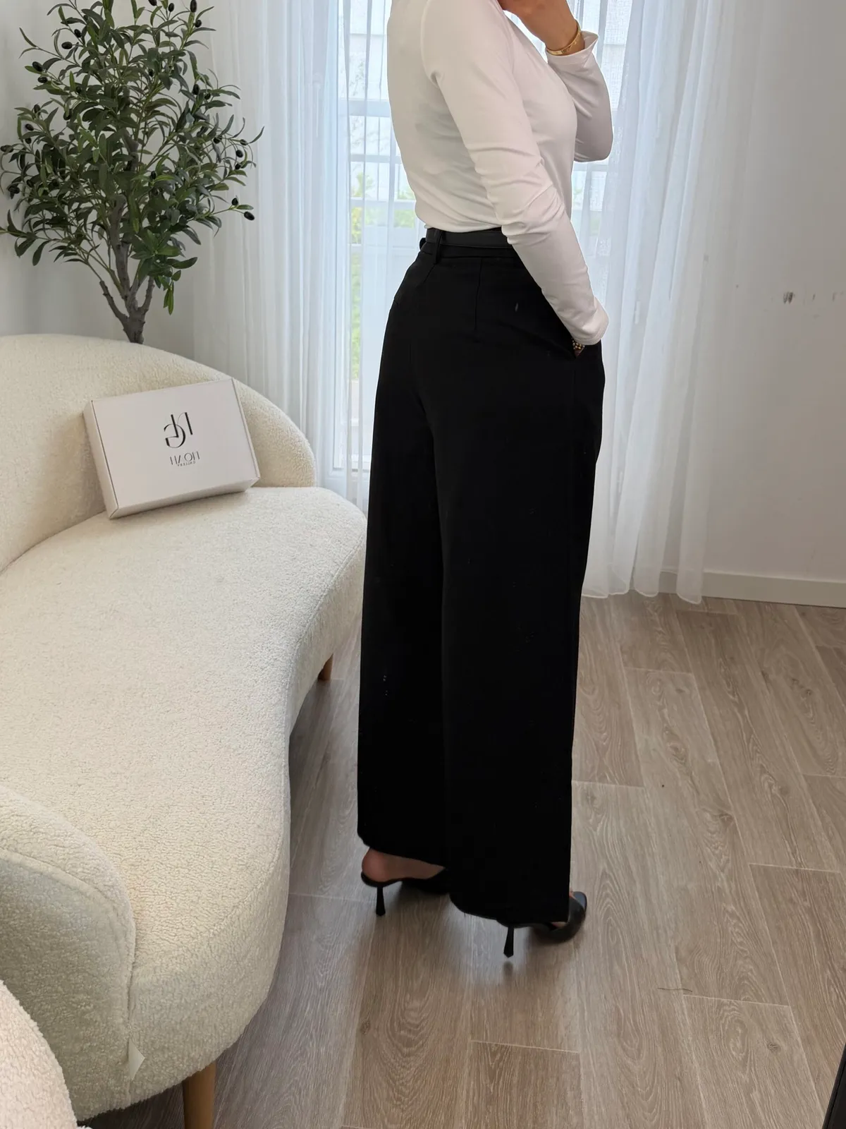 Pantalon Noir Léger