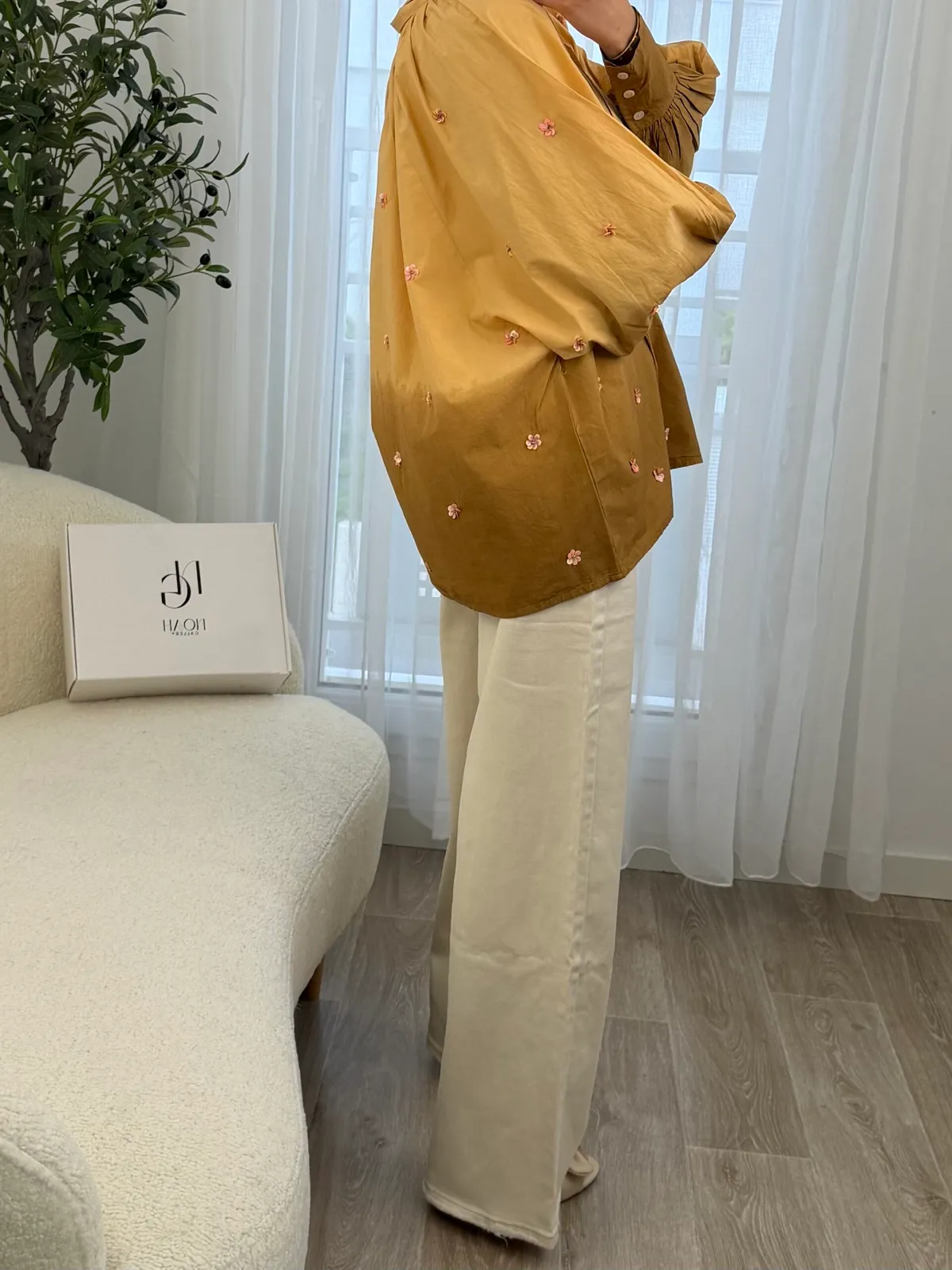 Chemise Miel Brodée