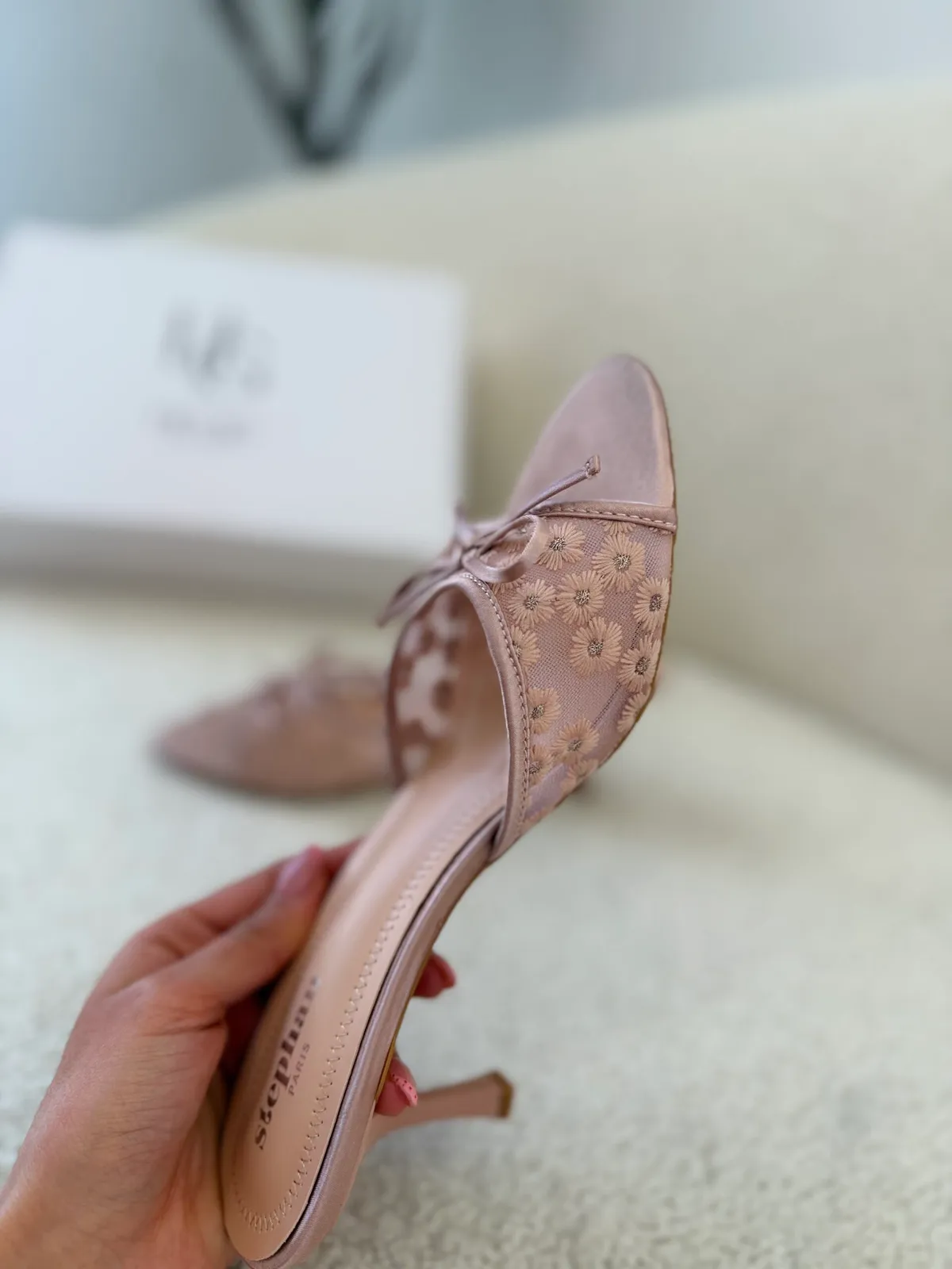 Mules Rosée Fleurie