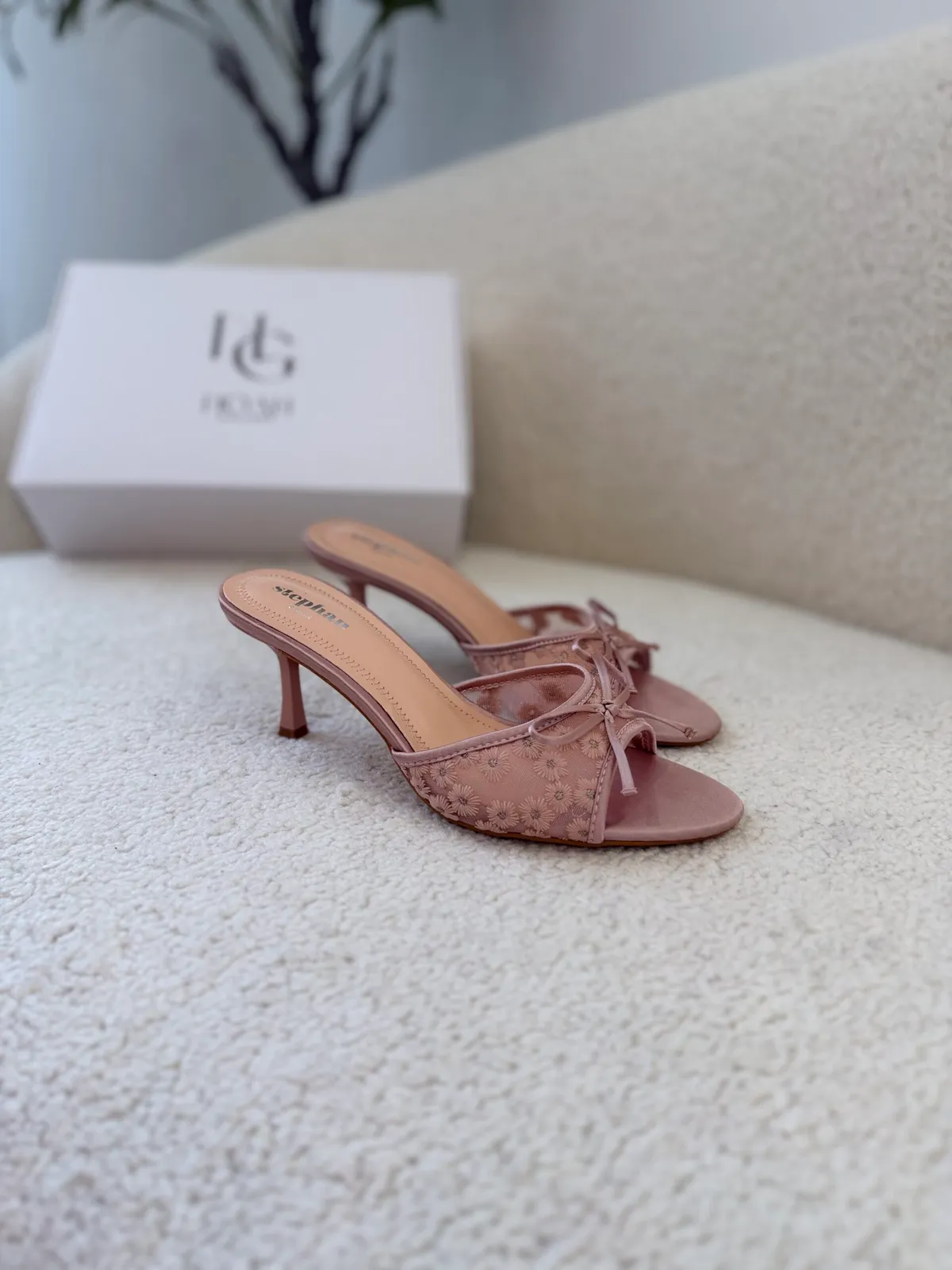 Mules Rosée Fleurie