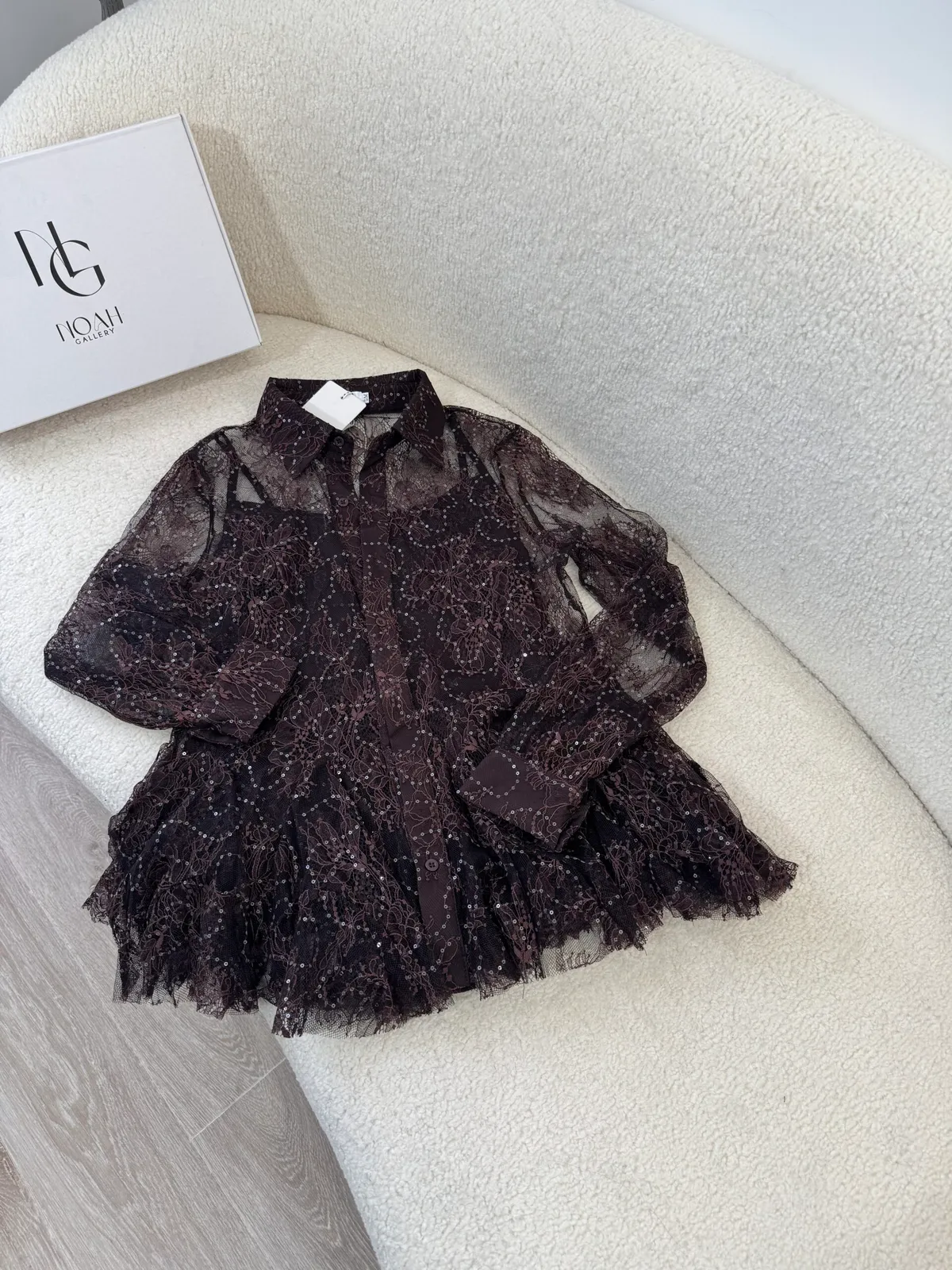 Chemise Éclat Marron