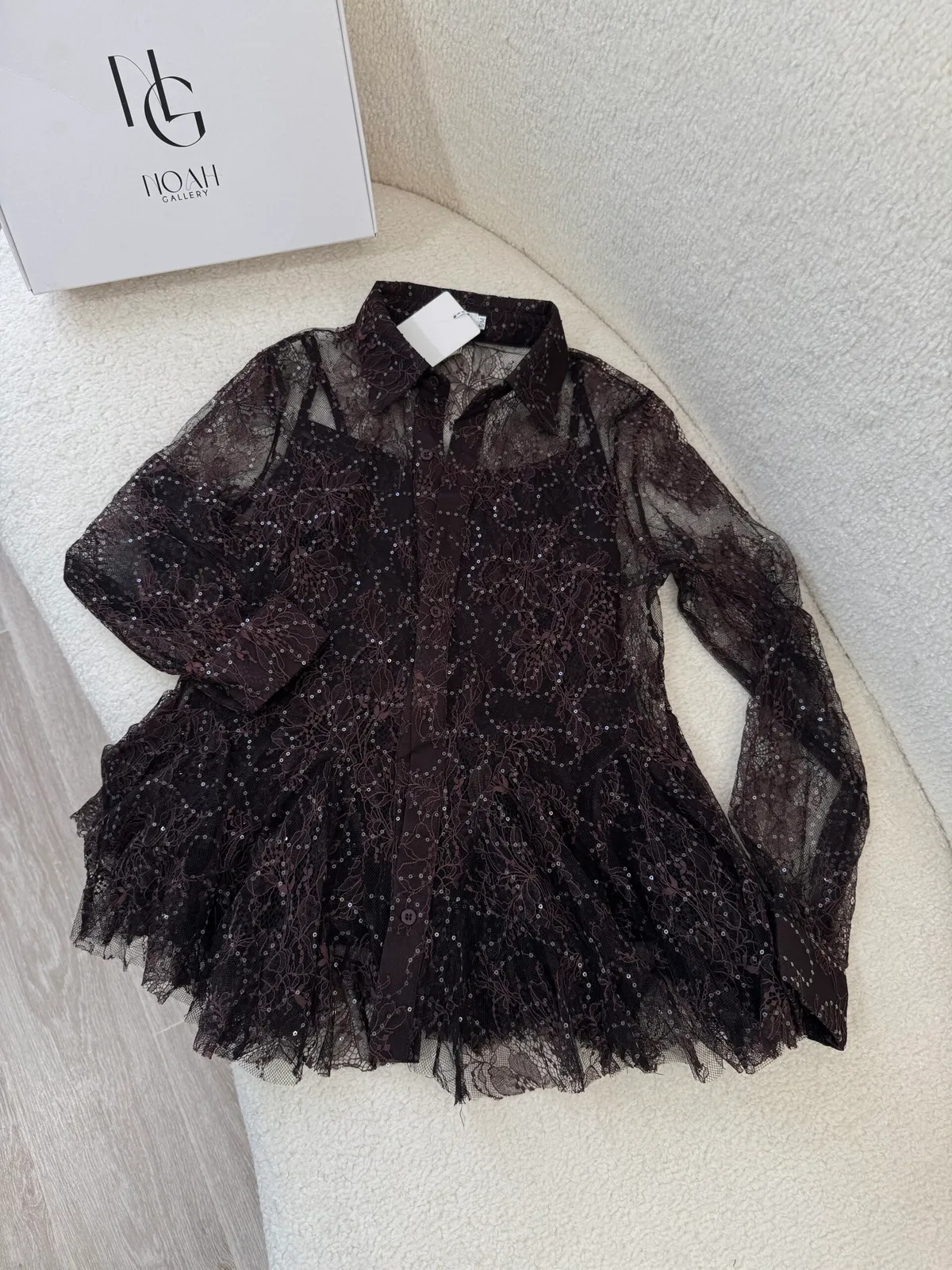 Chemise Éclat Marron