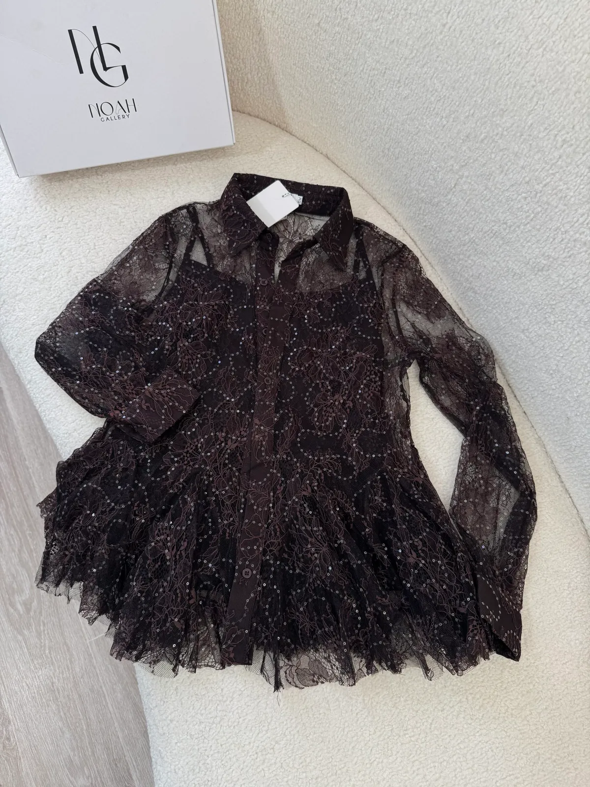 Chemise Éclat Marron