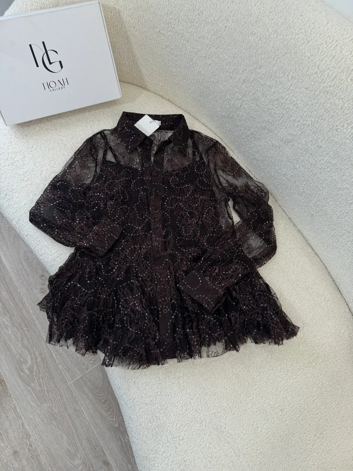 Chemise Éclat Marron