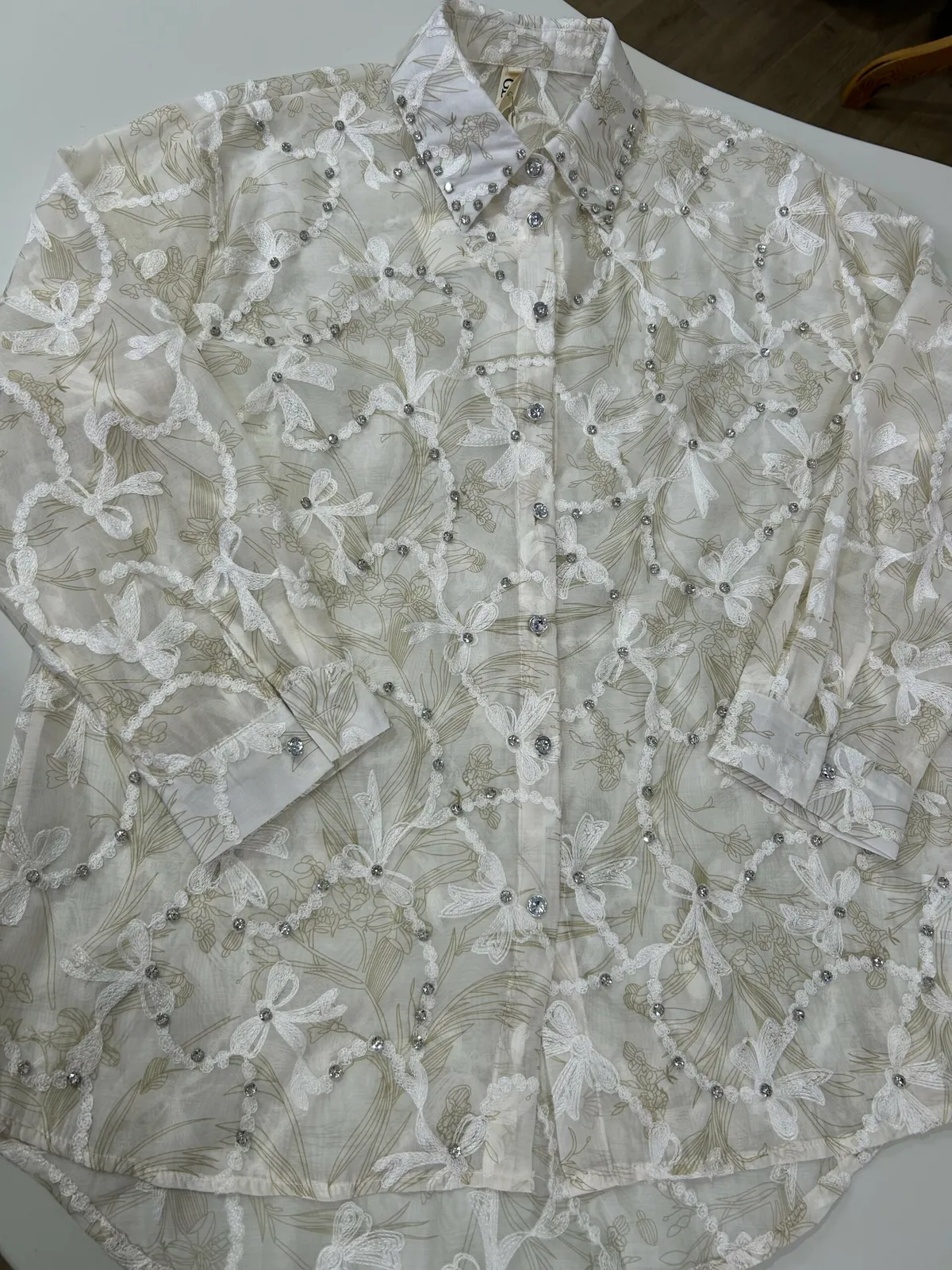 Chemise Crystal Flower