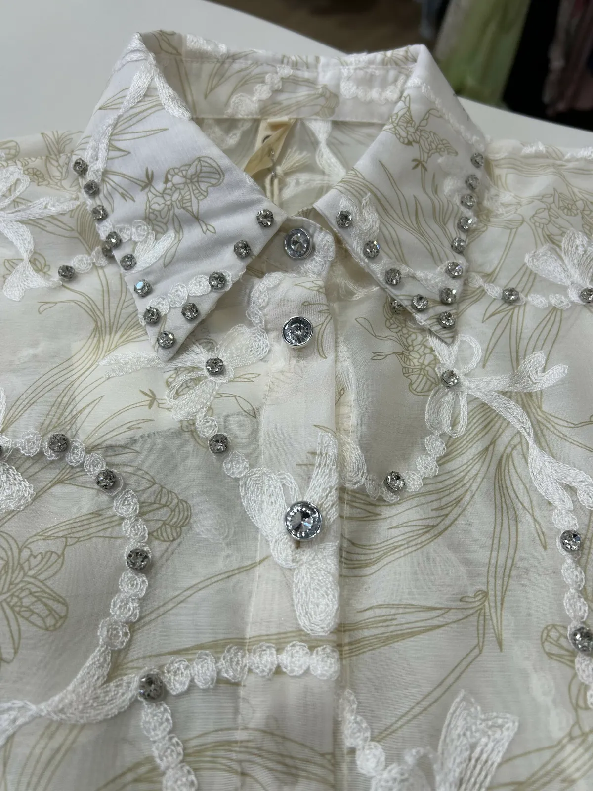 Chemise Crystal Flower