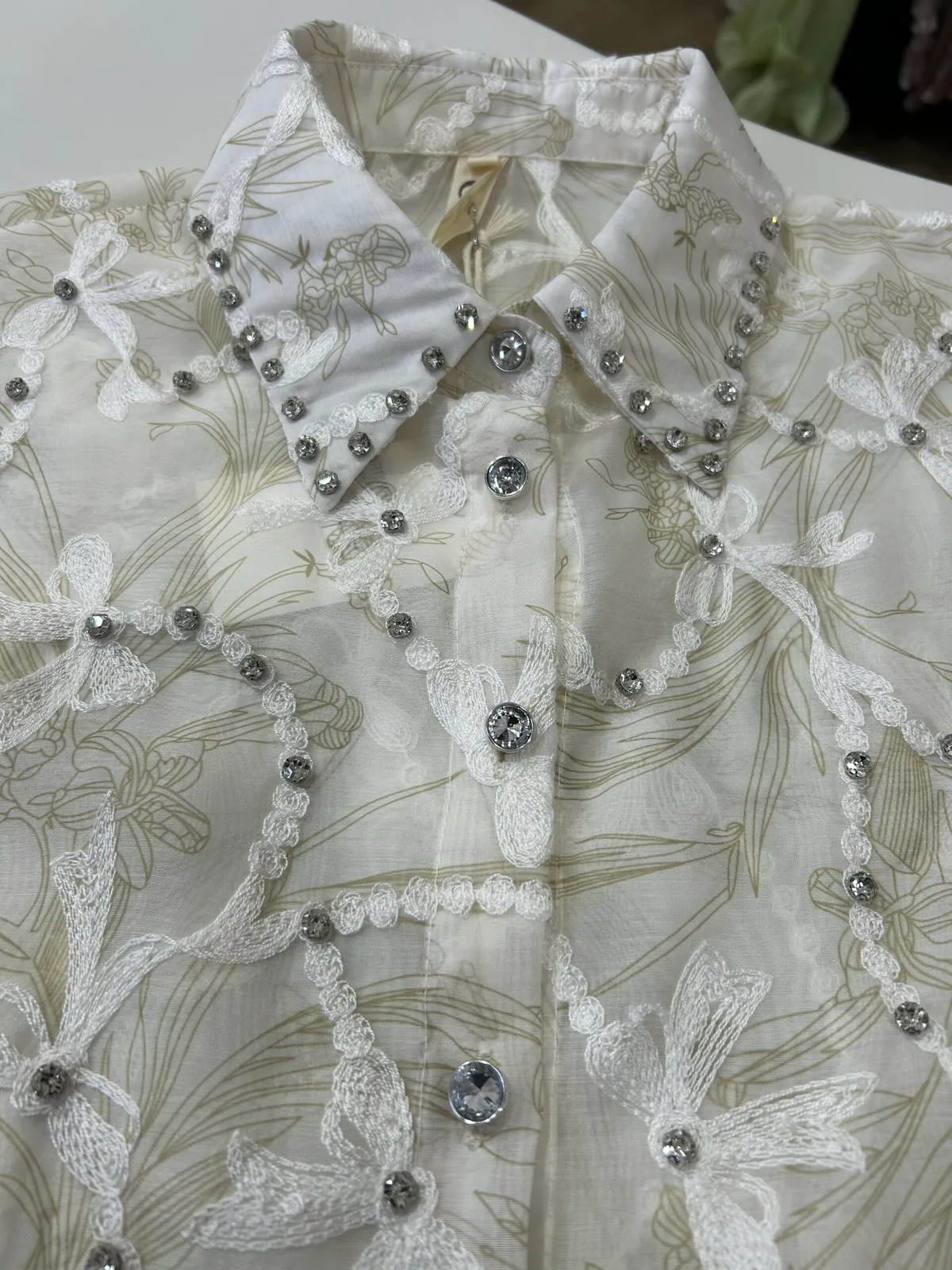 Chemise Crystal Flower
