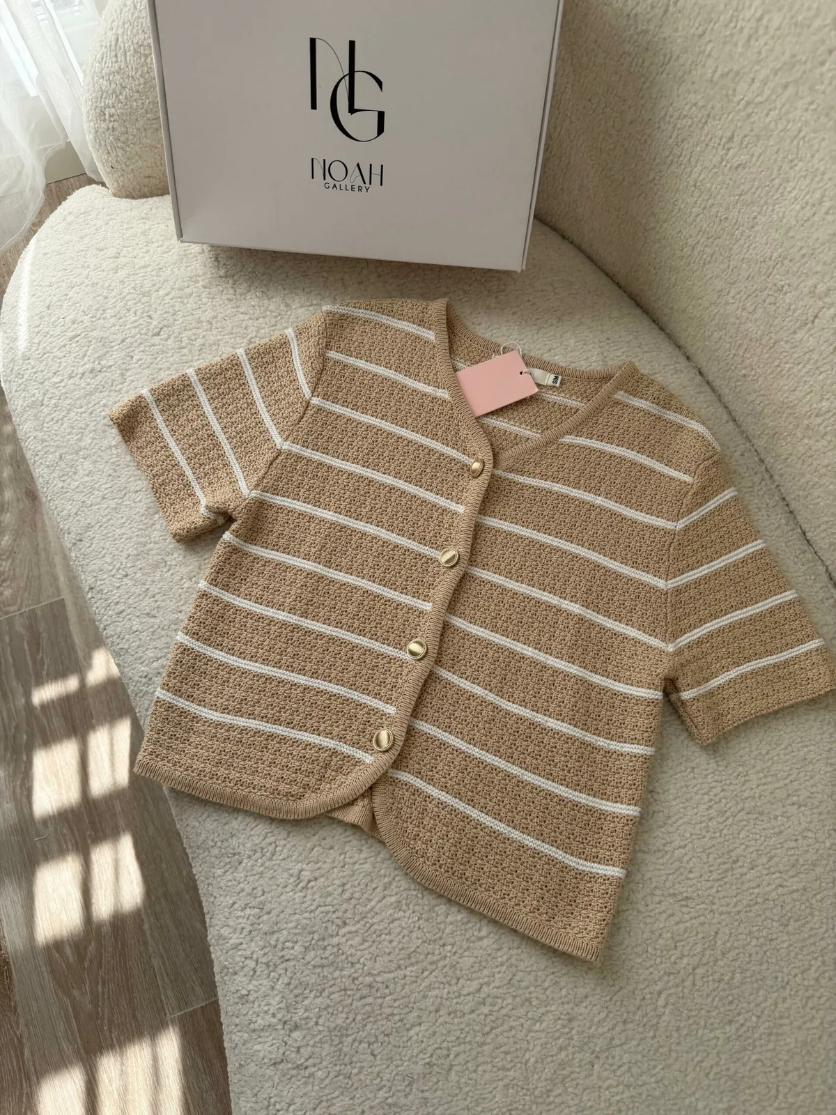 Pull Beige Éclat