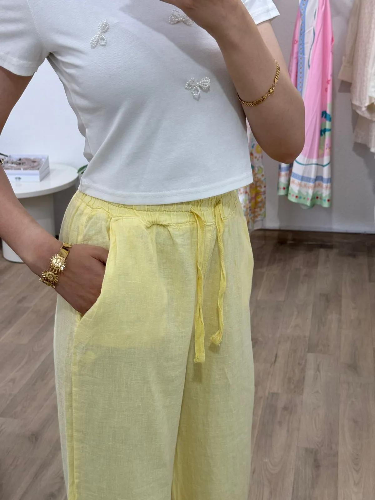 Pantalon Lin Évasion