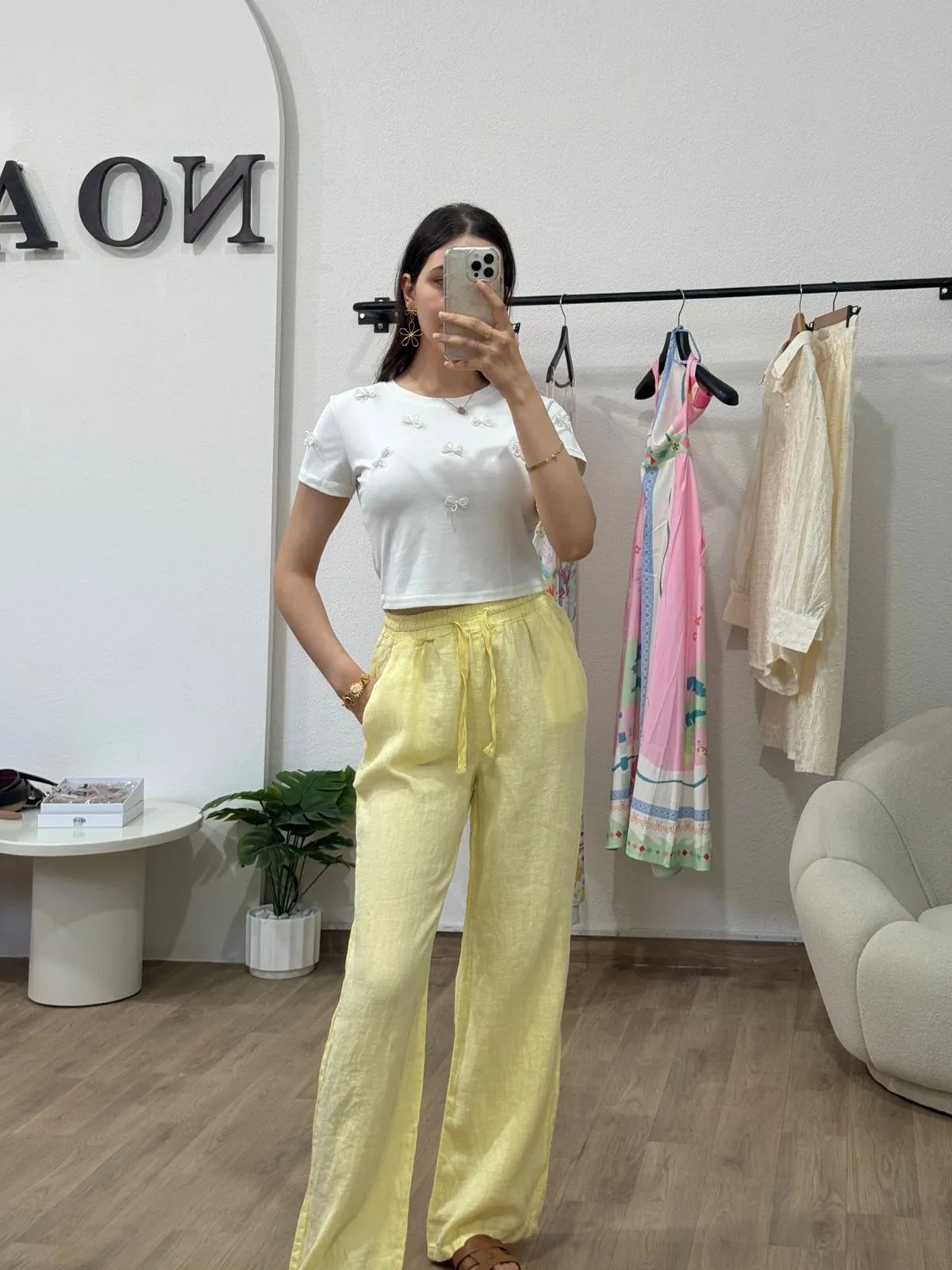 Pantalon Lin Évasion