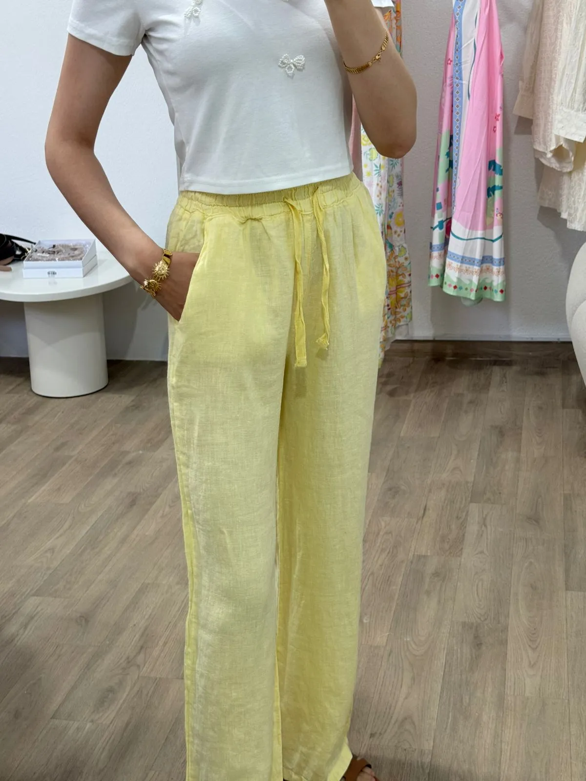 Pantalon Lin Évasion