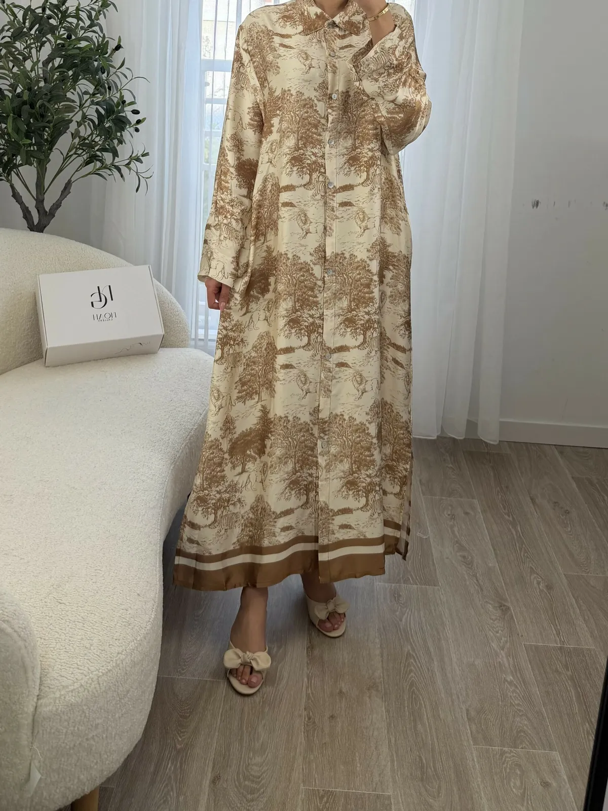 Robe Sable Élégance