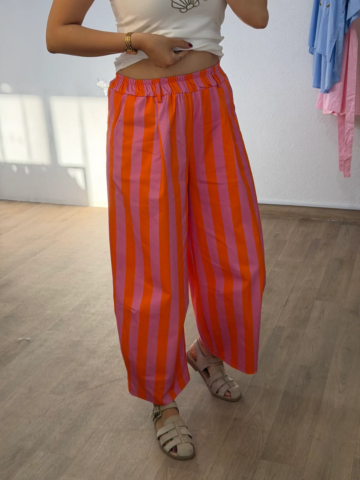 Pantalon Candy Rayé