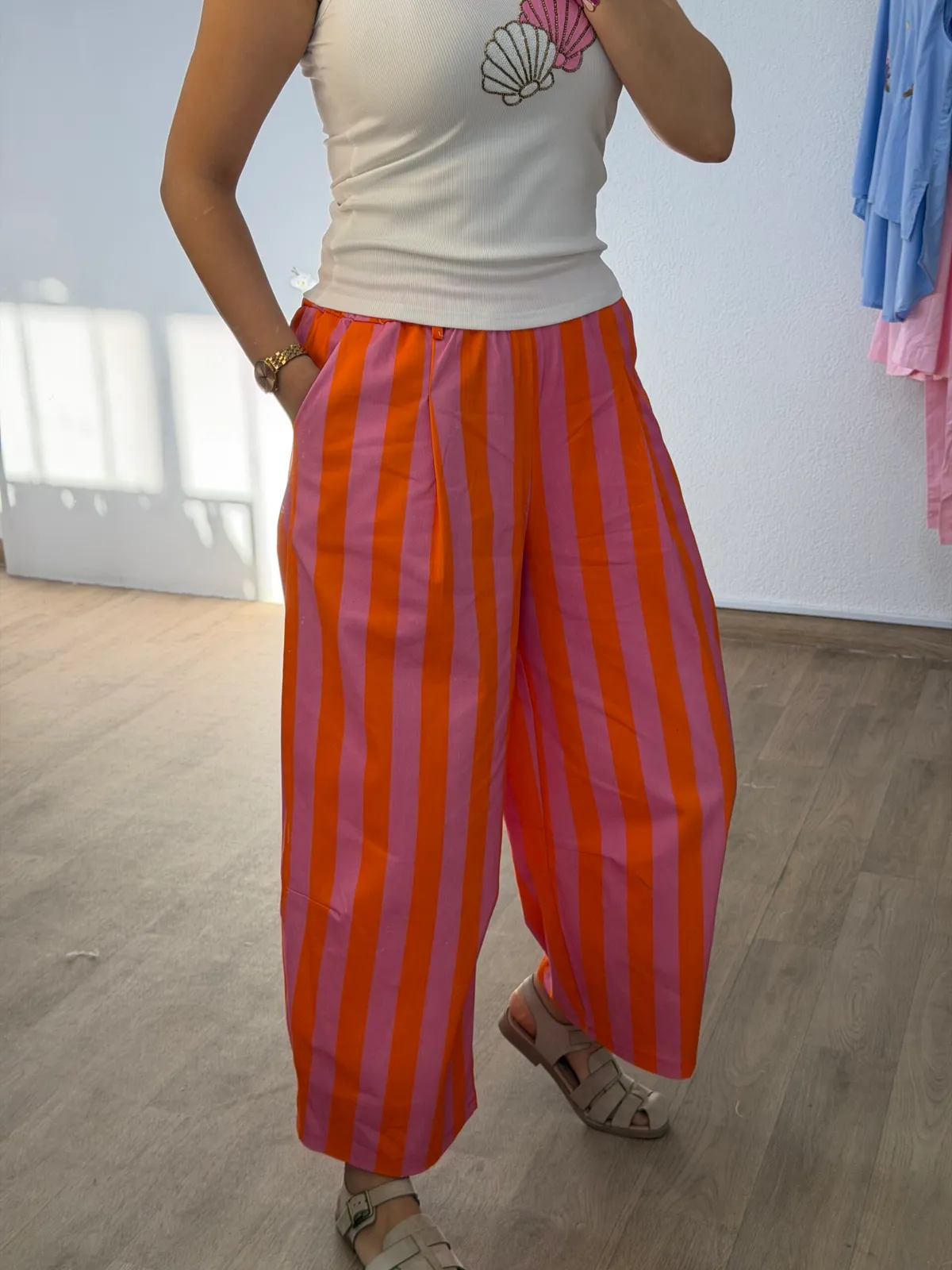 Pantalon Candy Rayé