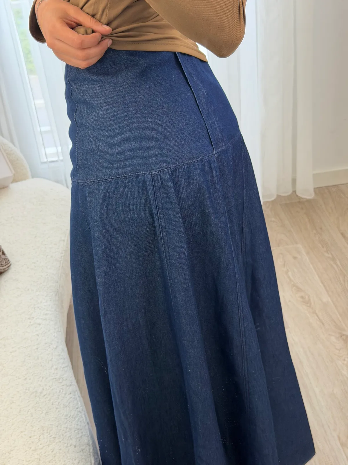 Jupe Denim Bohème