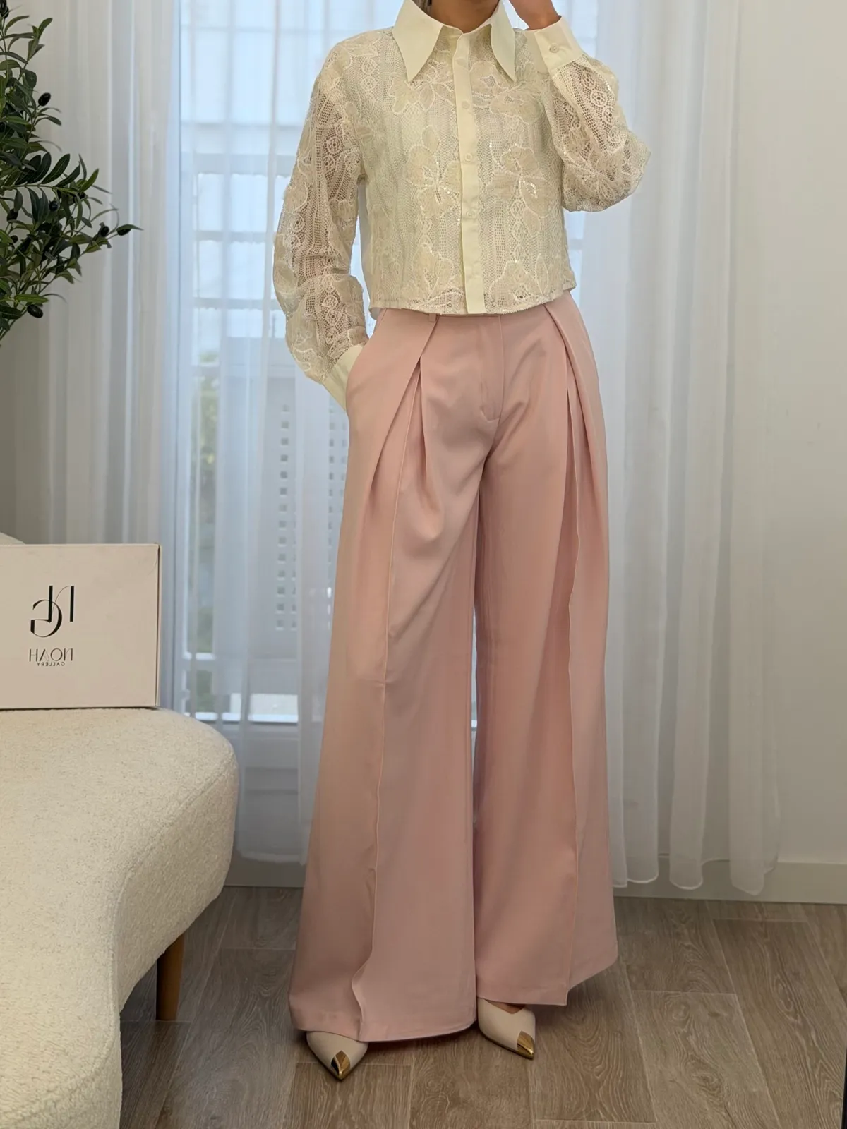 Chemise Élégance Dentelle