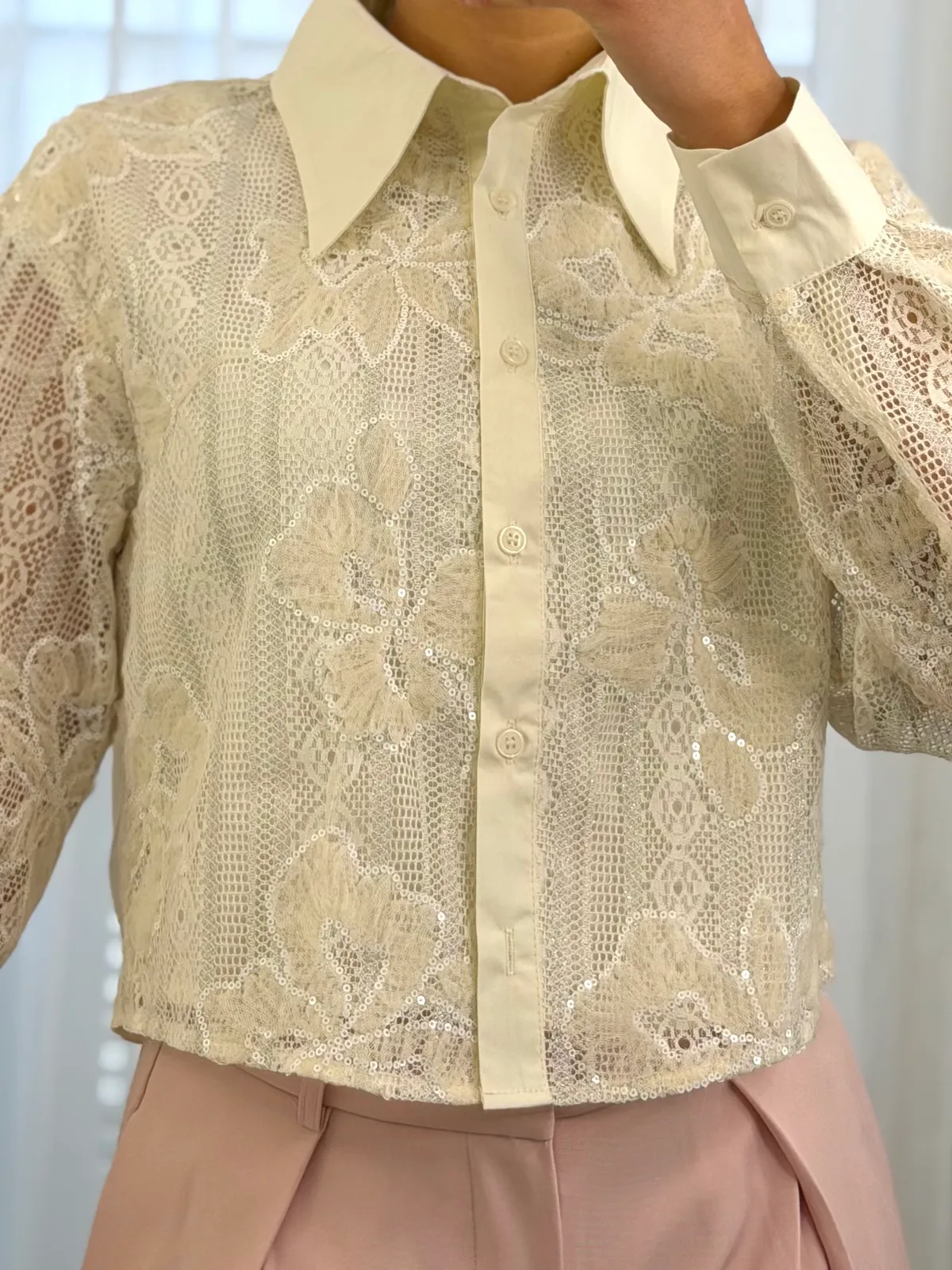 Chemise Élégance Dentelle