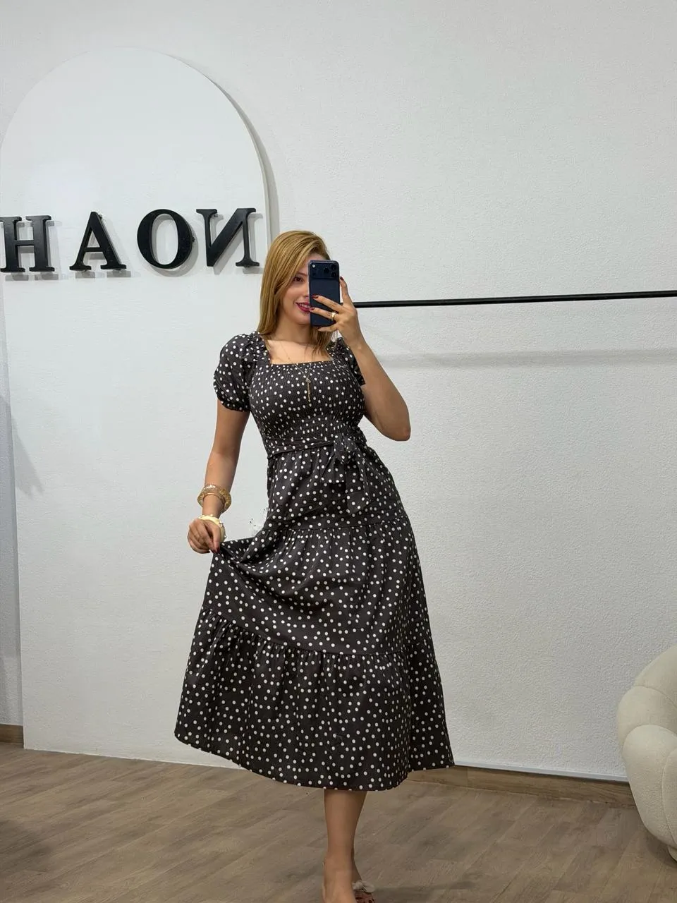 Robe Bohème Noisette