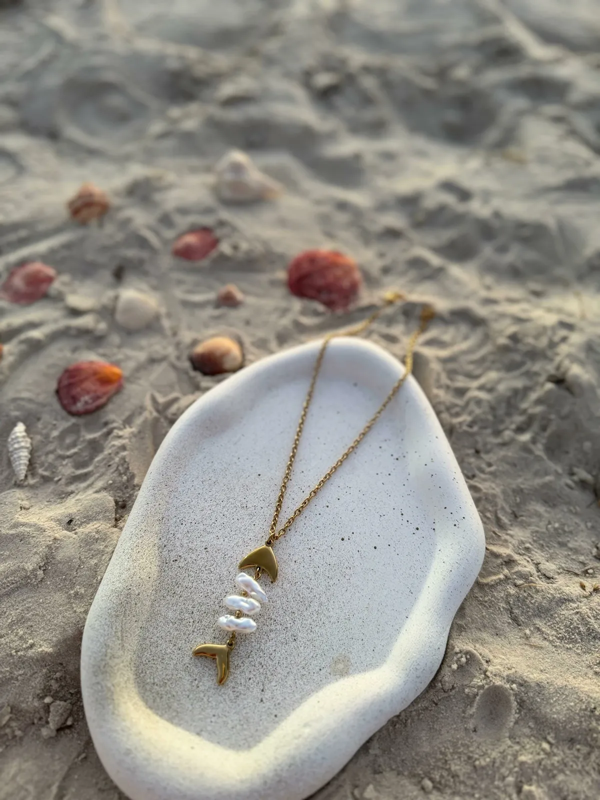 Collier Poisson Perlé