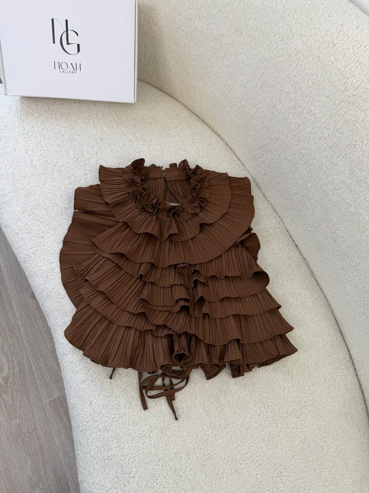Top Volants Chocolat