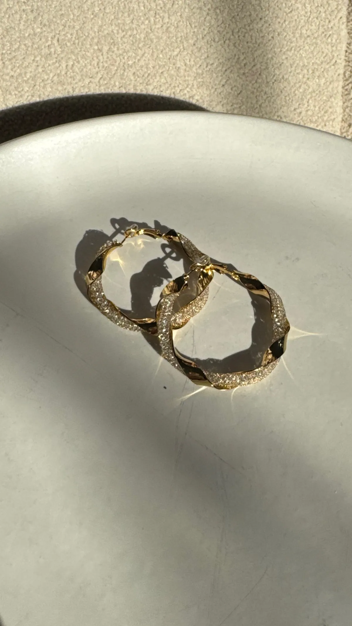 Boucles d’oreilles Lune Dorée