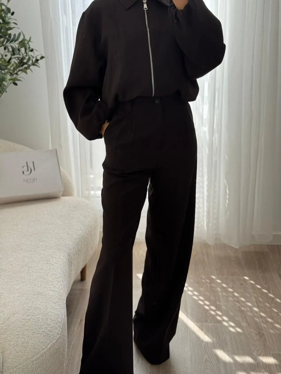 Veste Marron Élégance