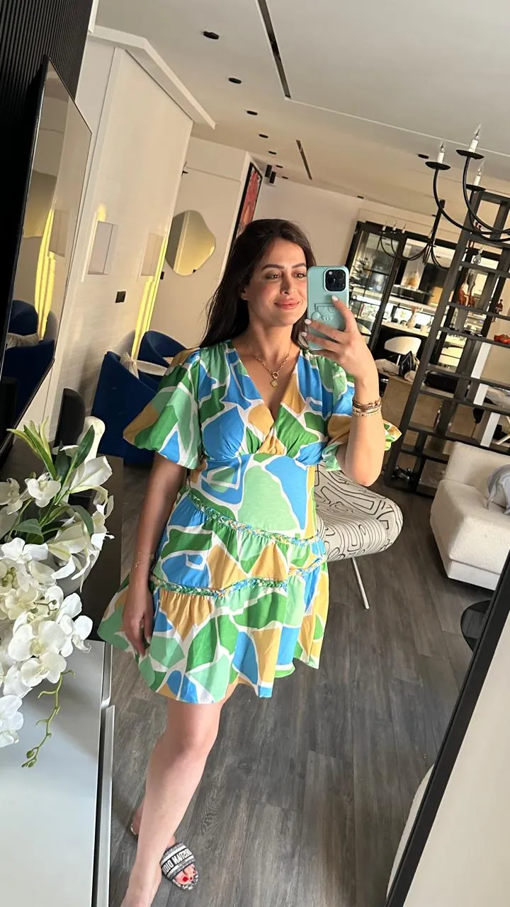 Petite Robe Jaune Céladon