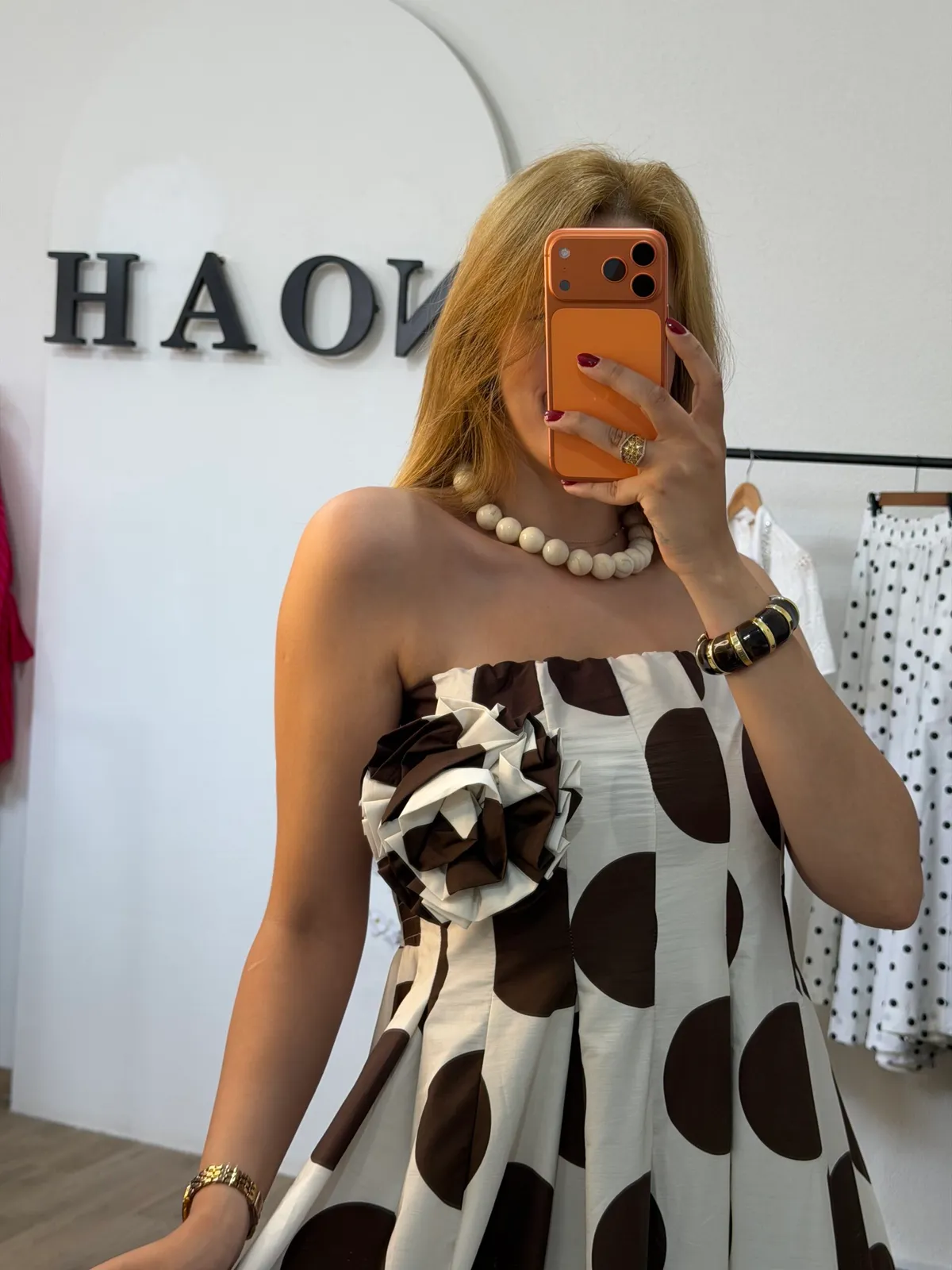 Robe Pois Chocolat