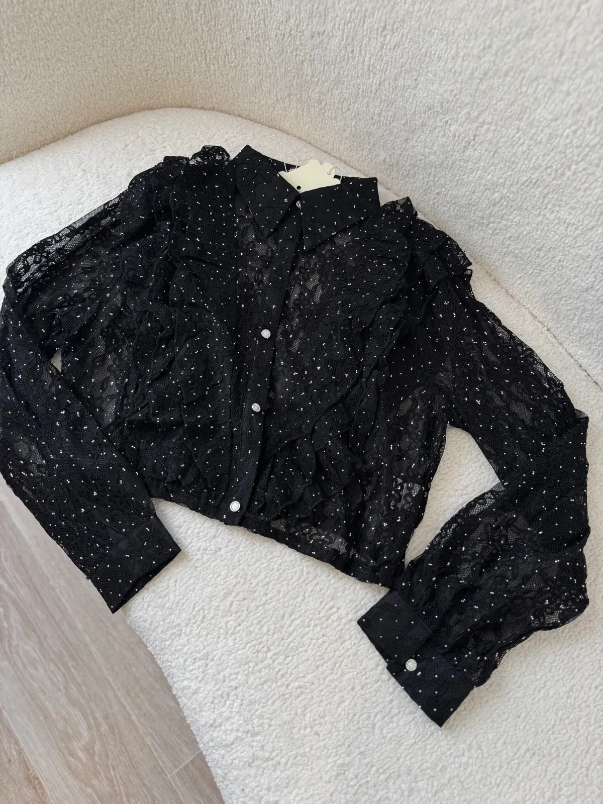 Chemise Dentelle Noire