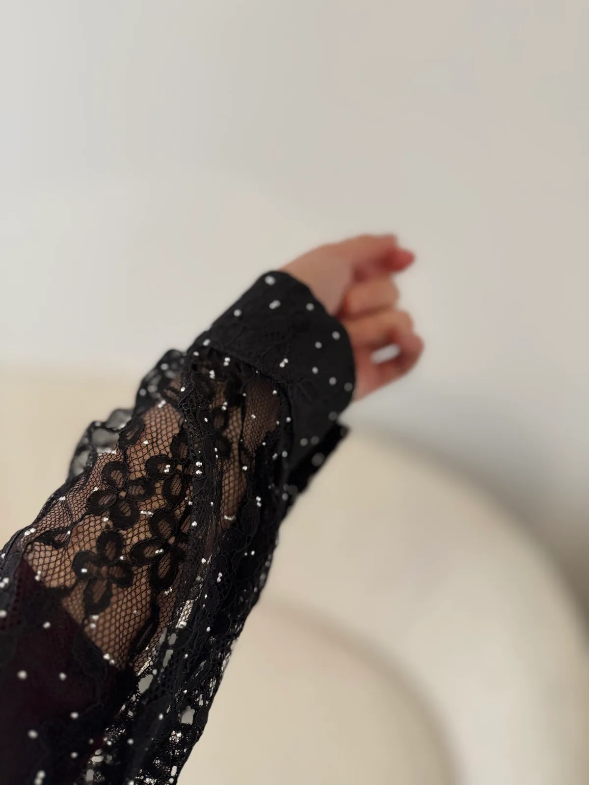 Chemise Dentelle Noire