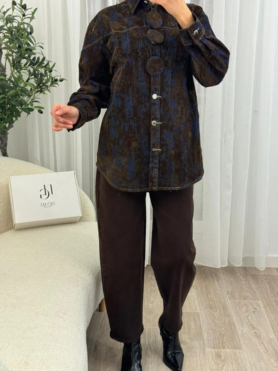 Chemise Velvet Denim