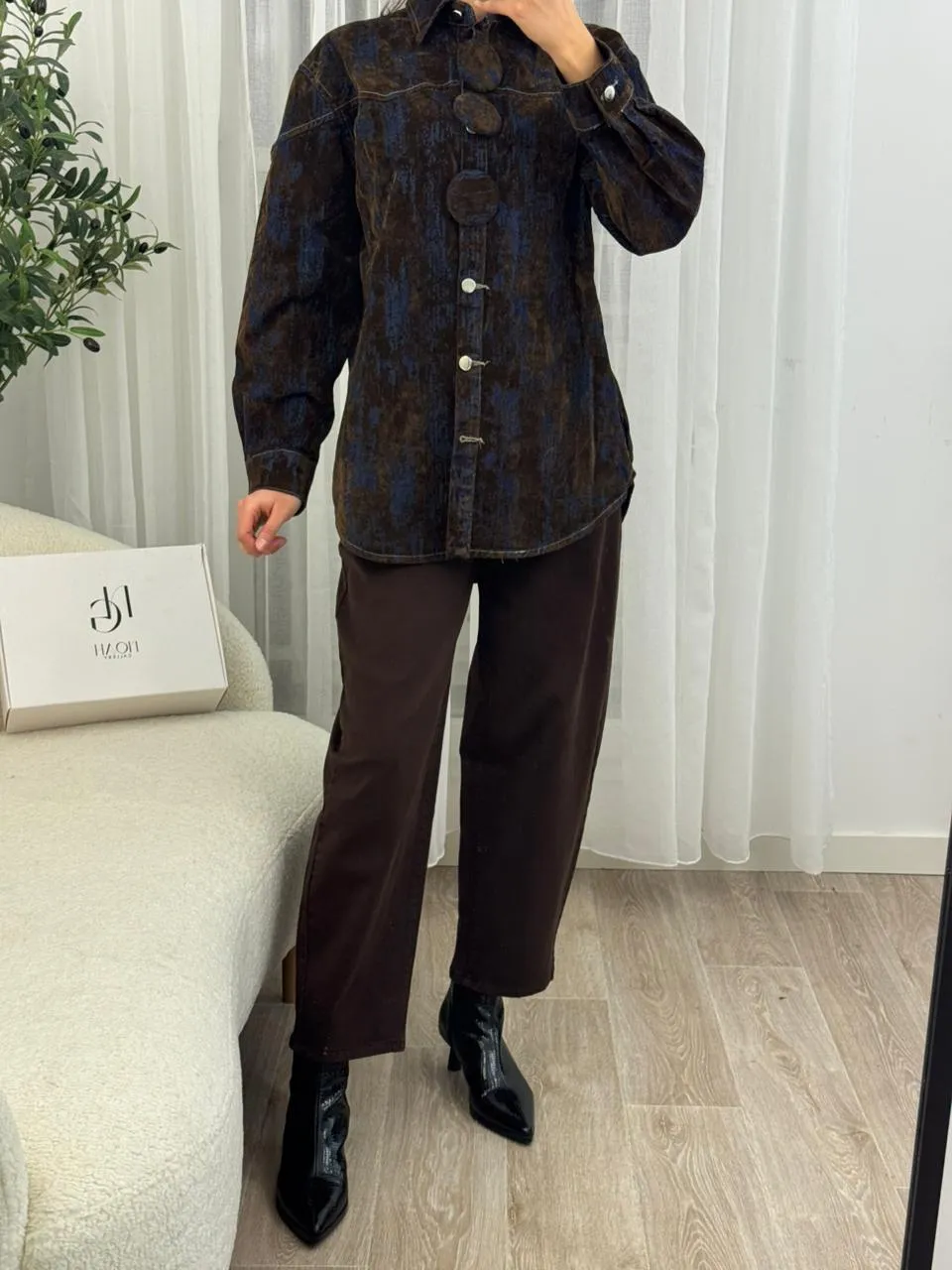 Chemise Velvet Denim