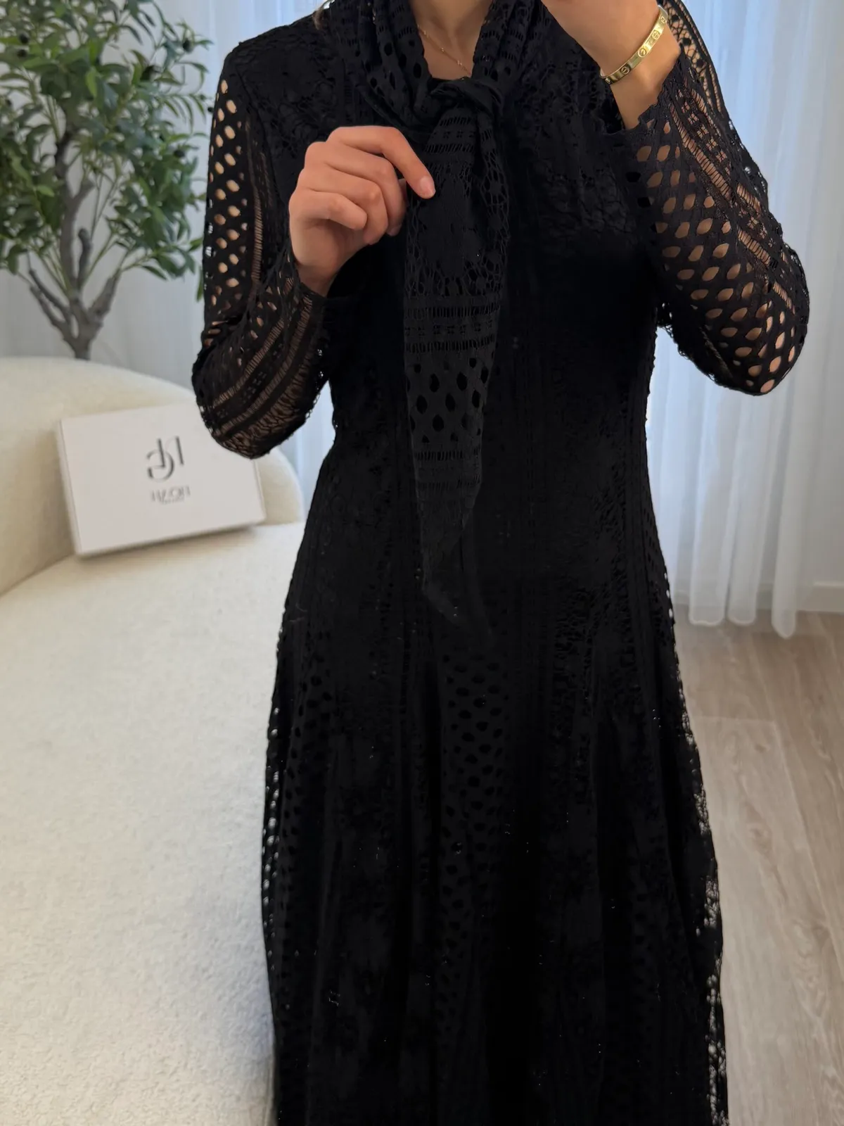 Robe Élégance Dentelle Noire