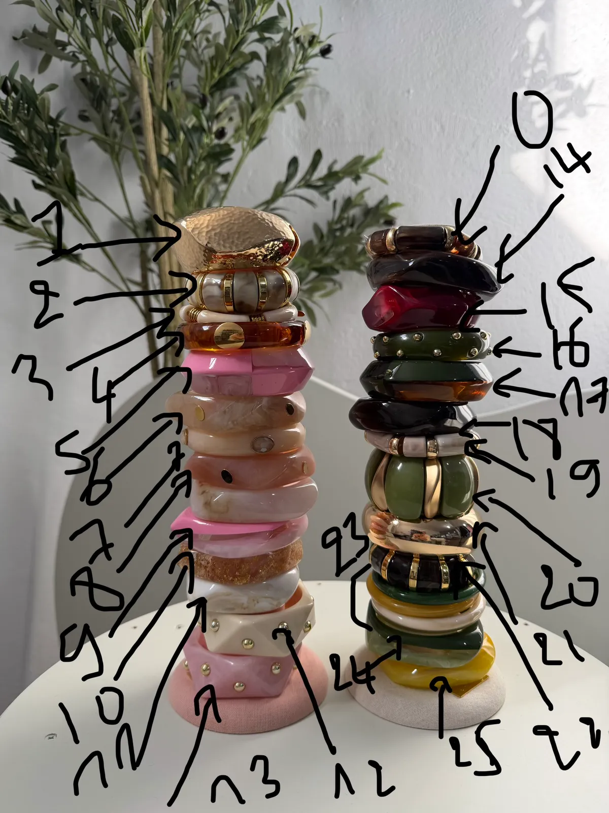 Bracelets Résine Élégance