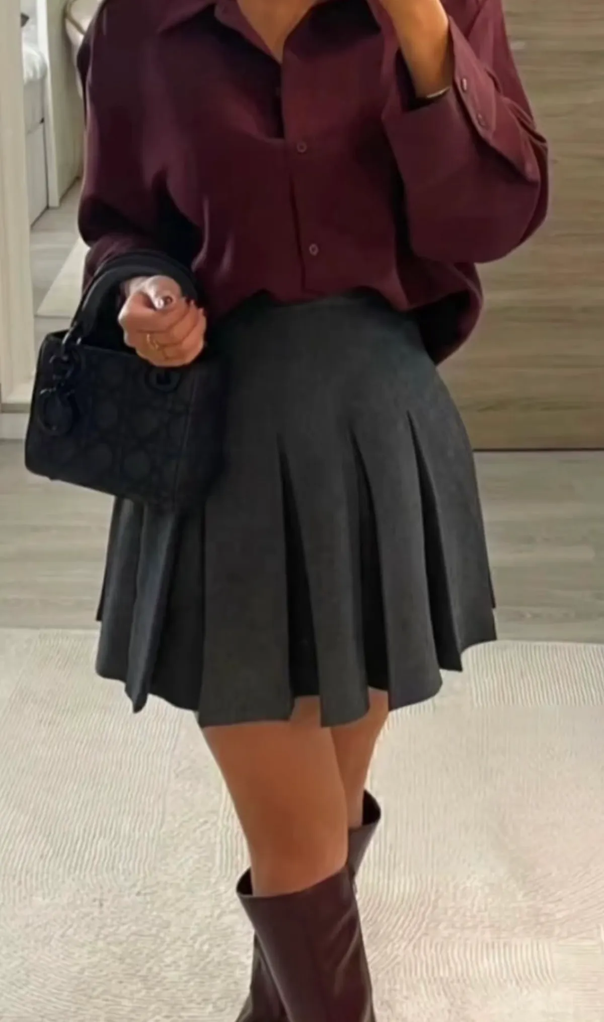 Jupe Plissée Evasée